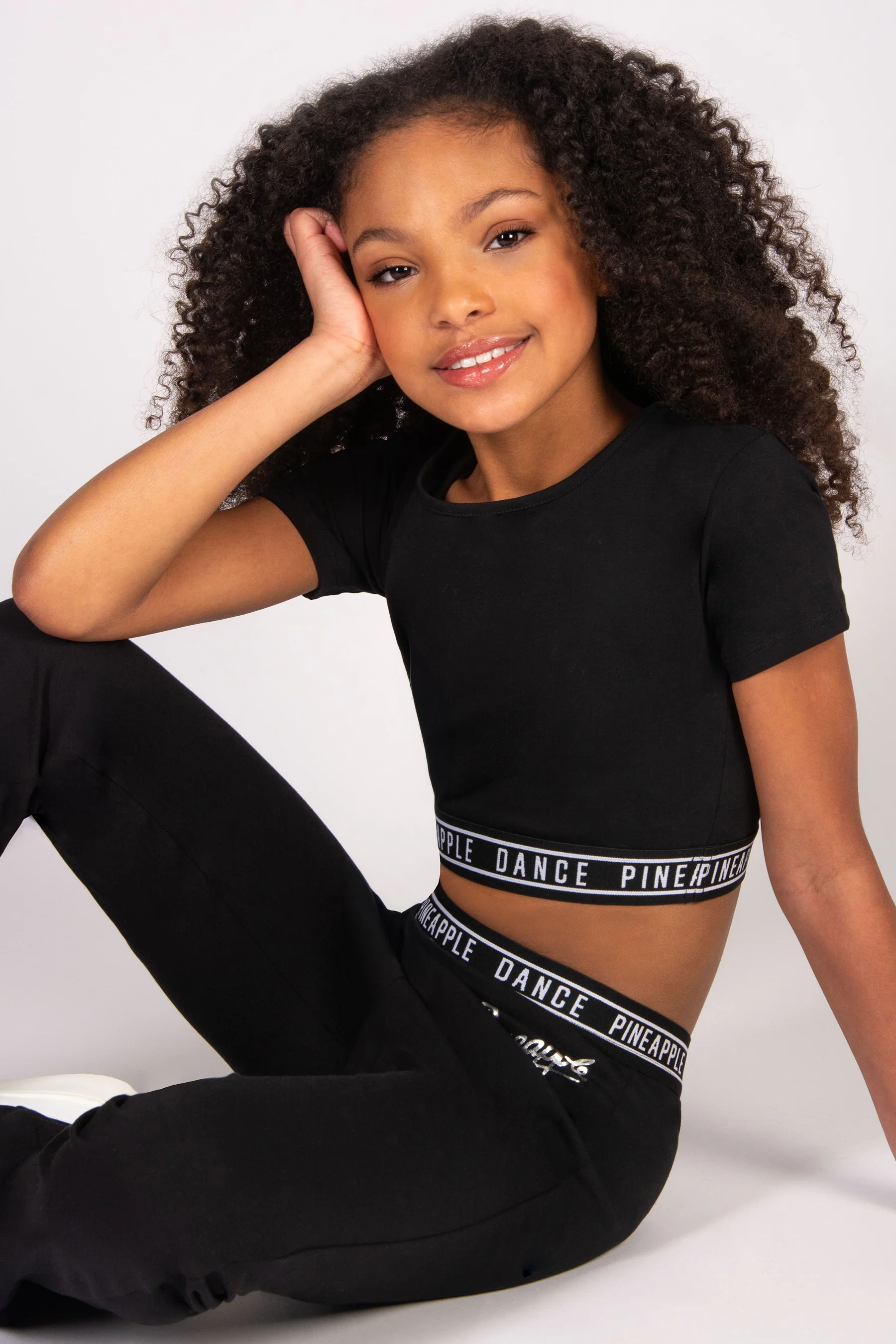 Tape Hem Crop T-Shirt