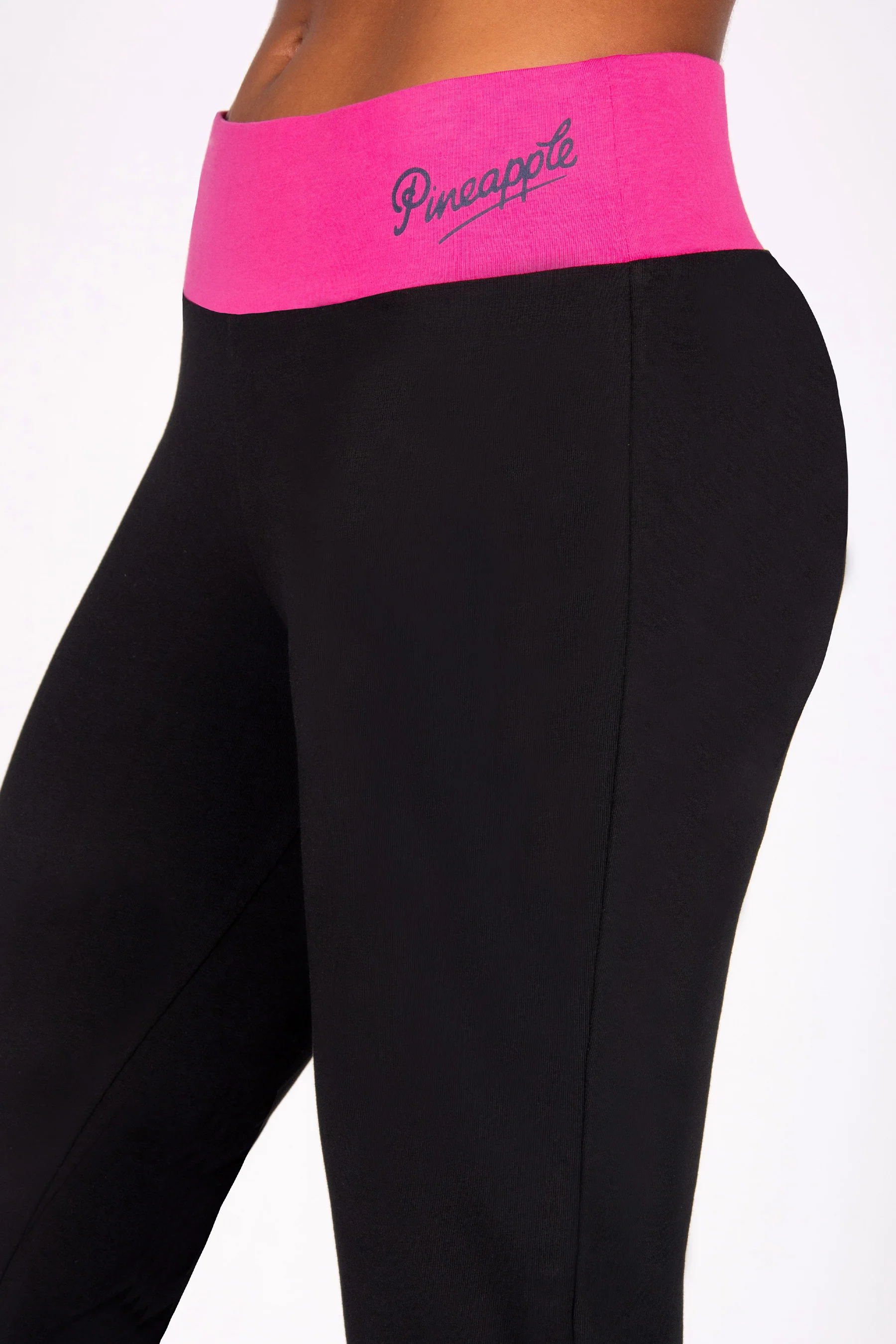Contrast Band Bootcut Jersey Trousers - Image 3