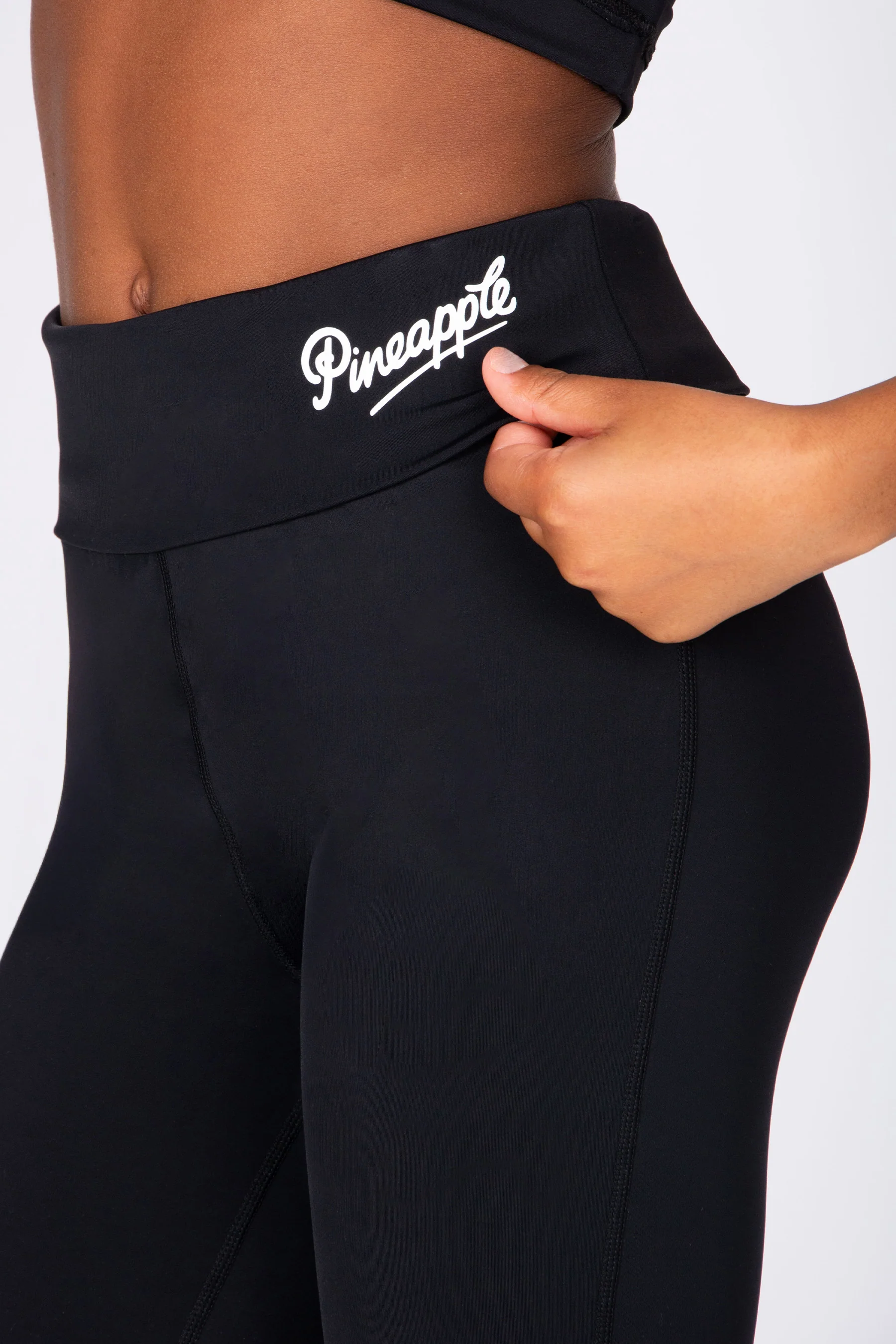 Active Fold Down Waistband Flare Trousers - Image 2