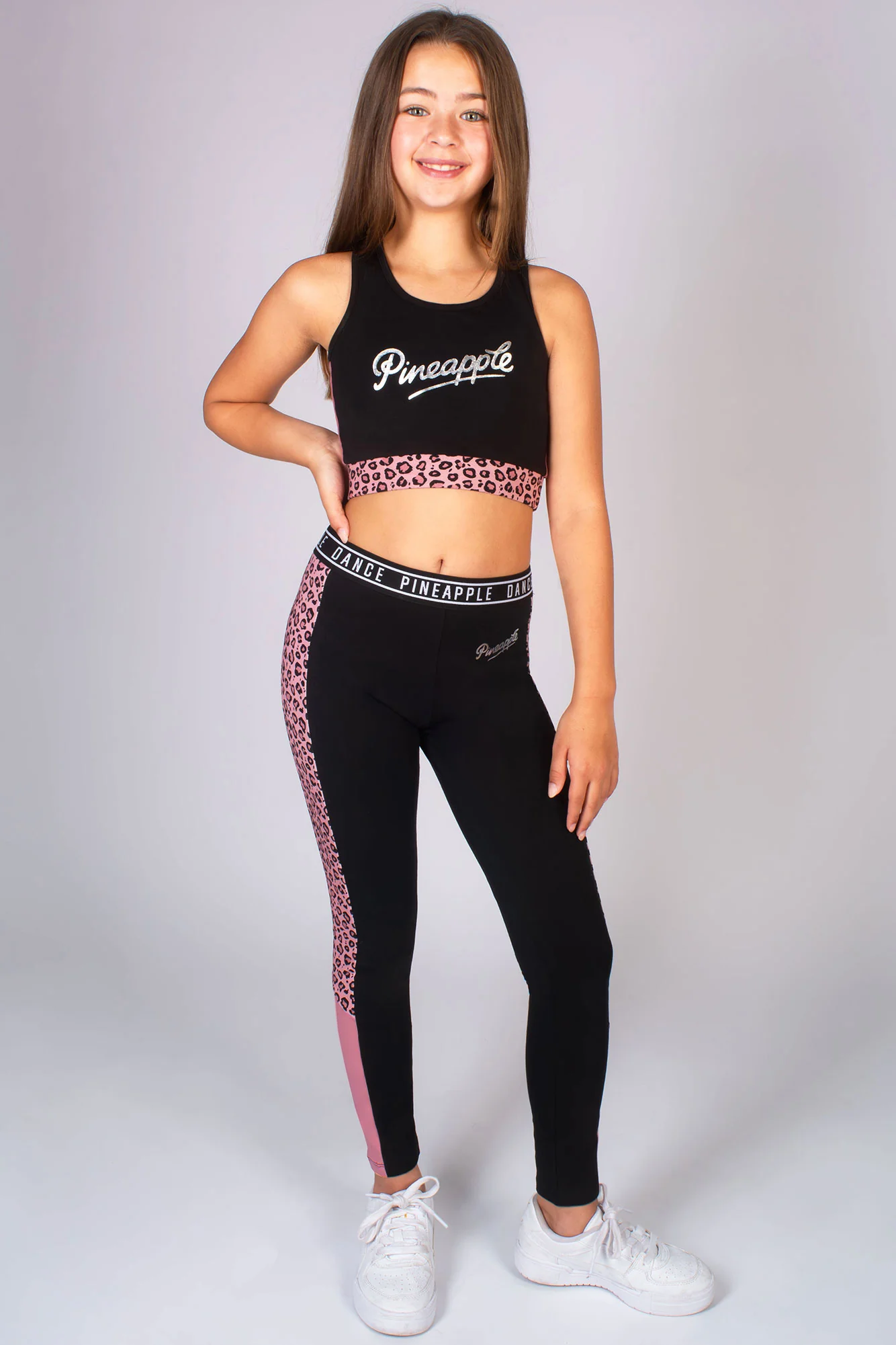 Leopard Panel Leggings - Image 3