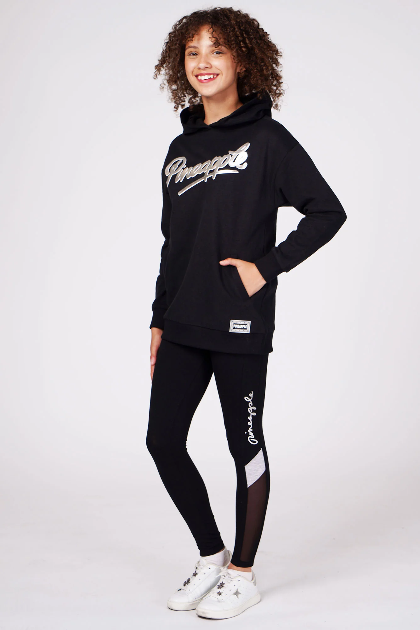 Longline Logo Hoodie - Image 3