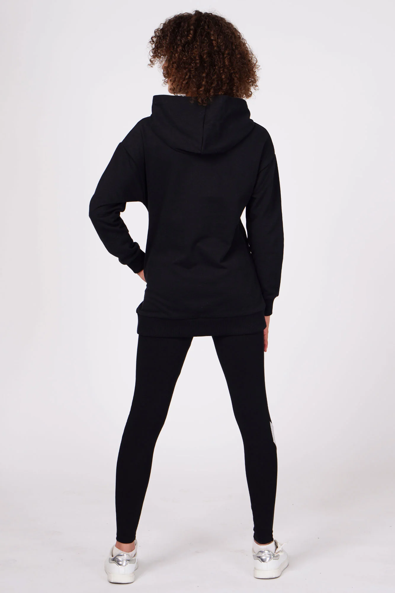 Longline Logo Hoodie - Image 4