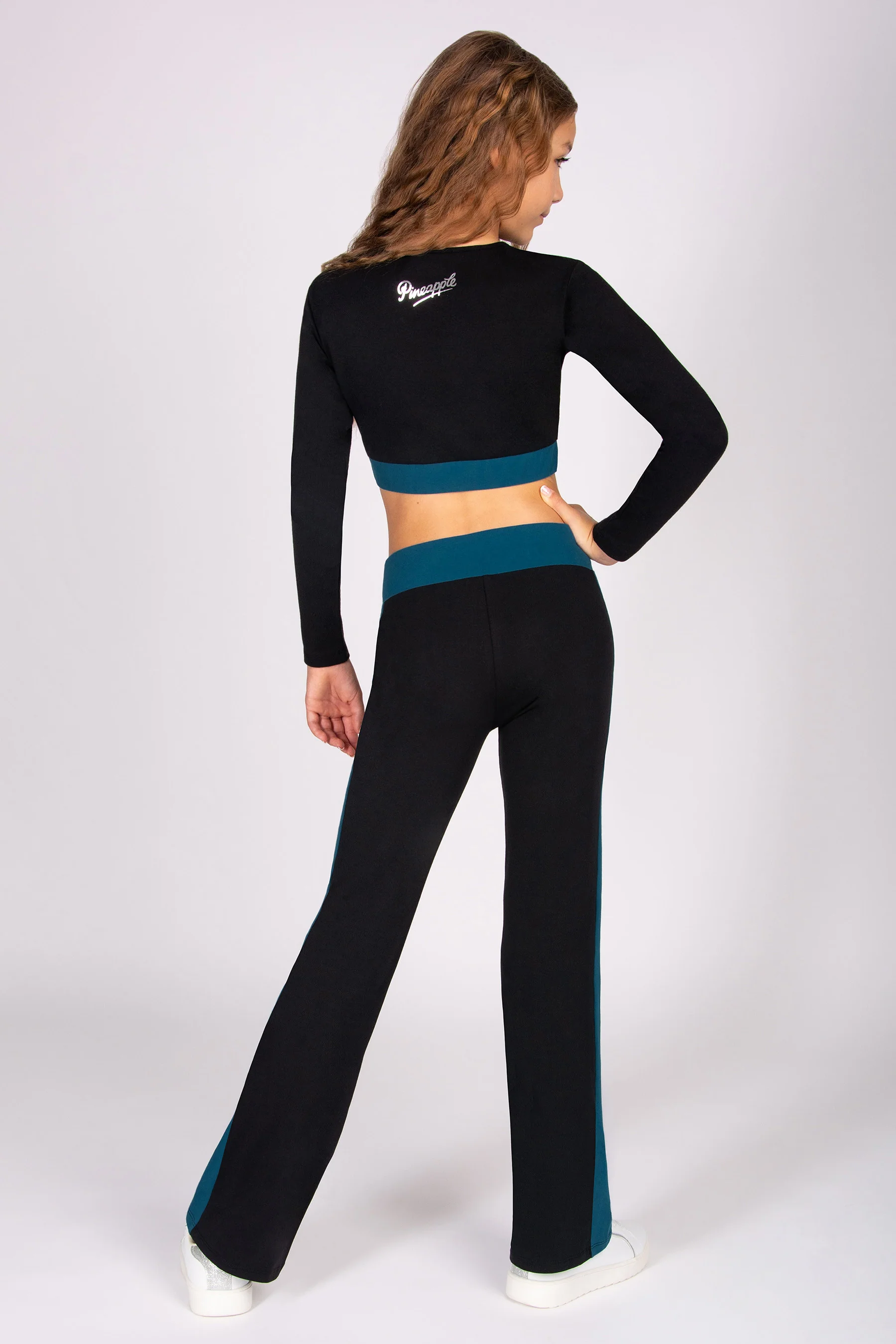Panel Bootcut Jersey Trousers - Image 5