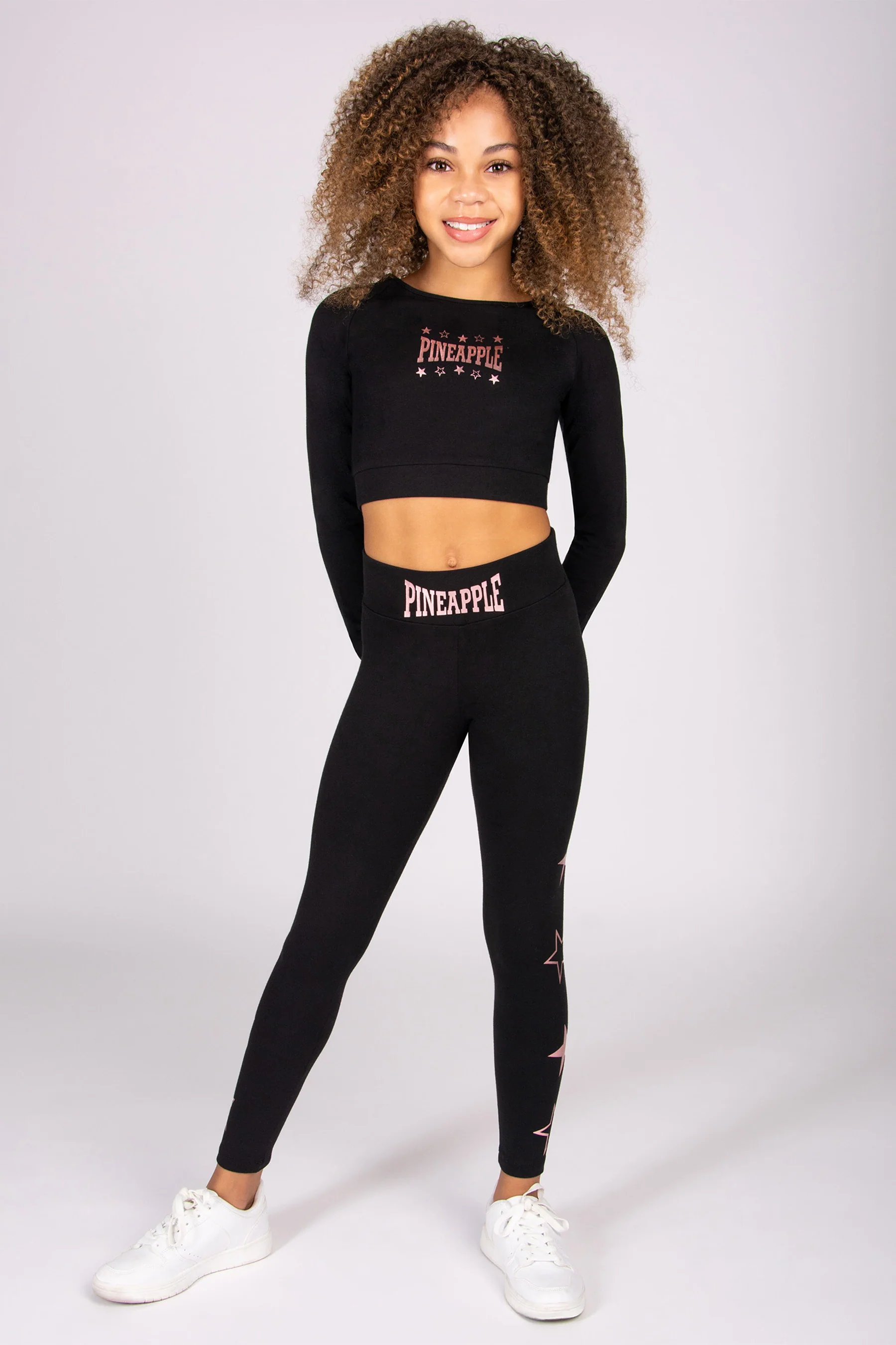Raglan Long Sleeve Crop Top - Image 2