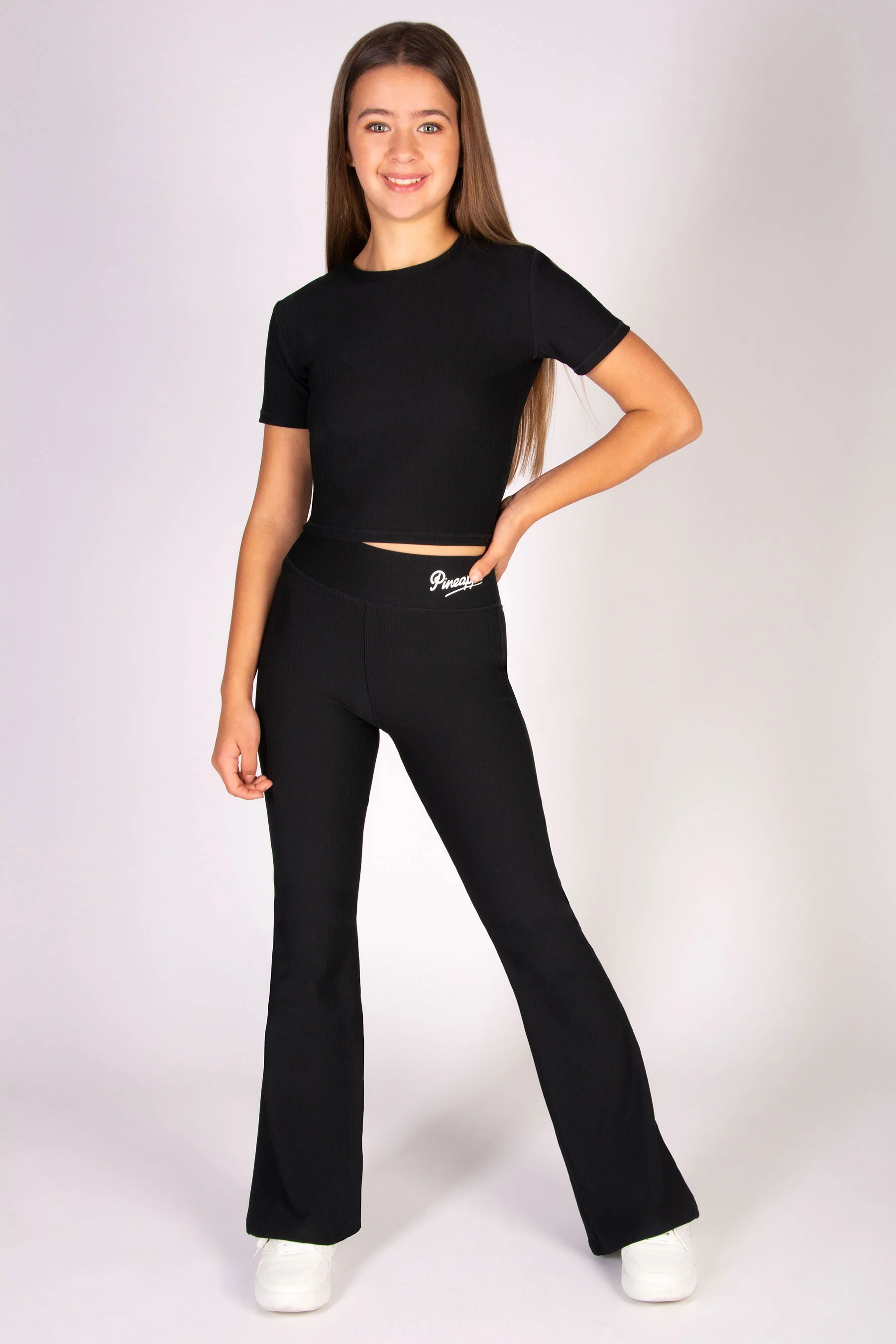 Rib Flare Trousers - Image 4