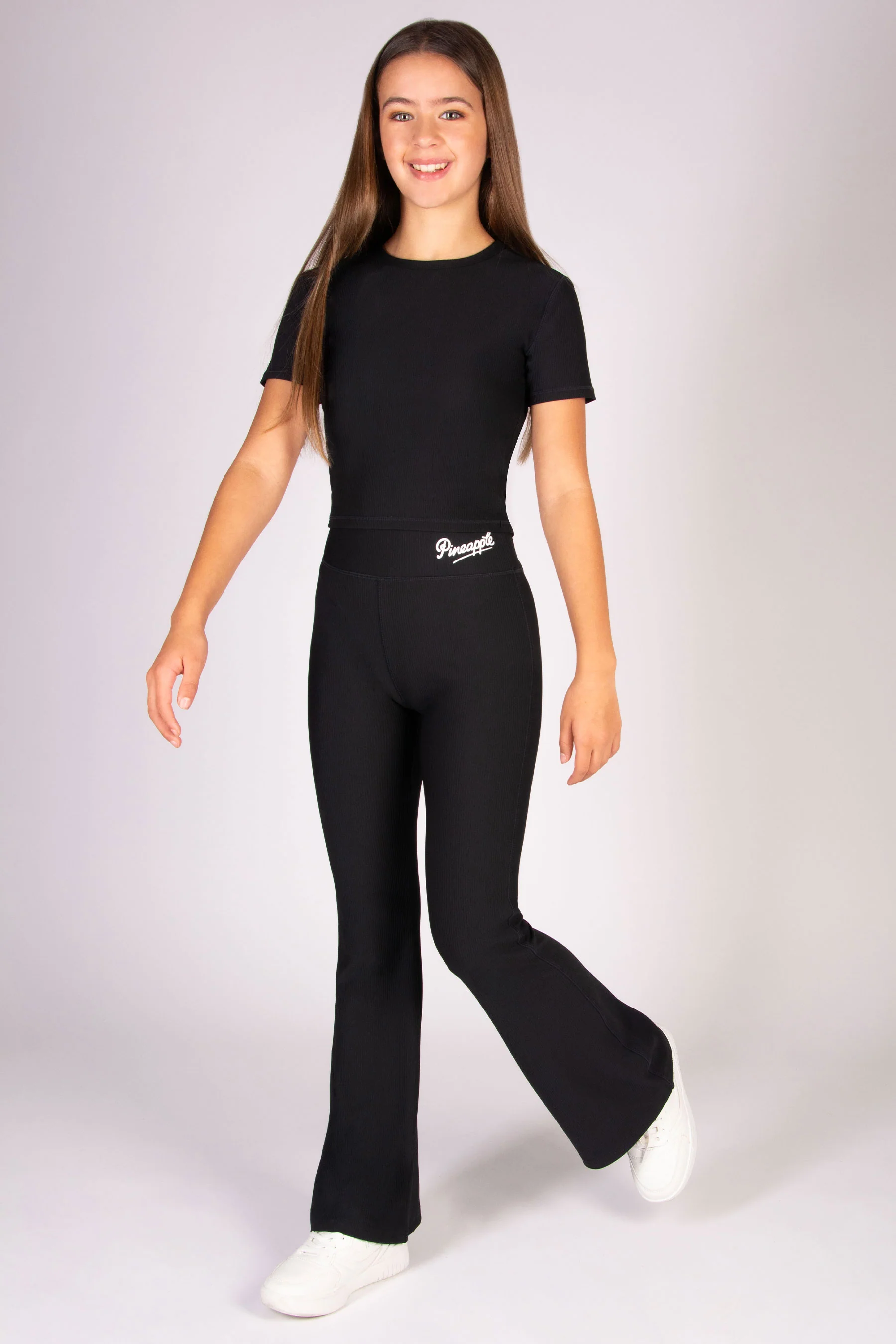 Rib Flare Trousers - Image 5