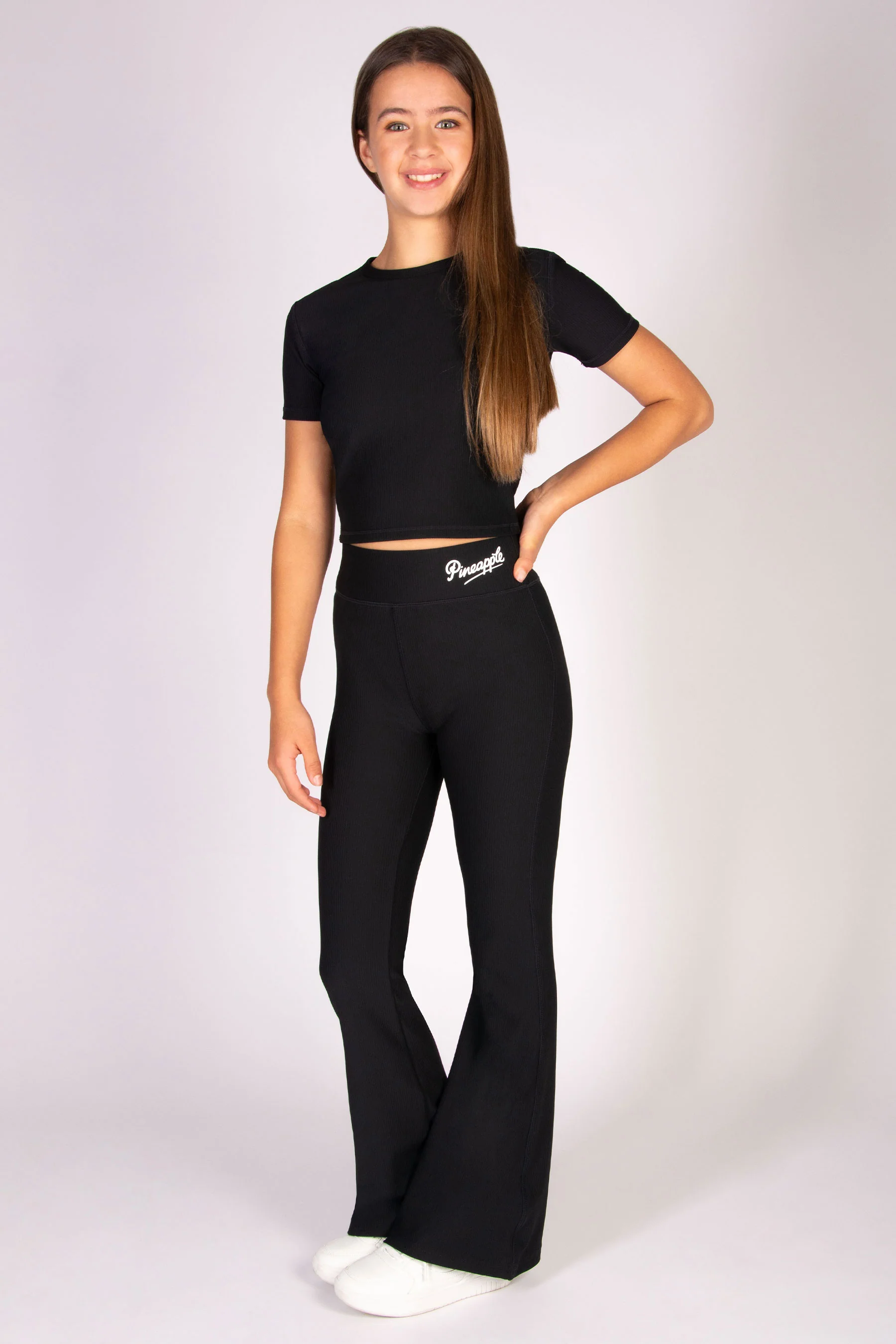 Rib Flare Trousers - Image 6