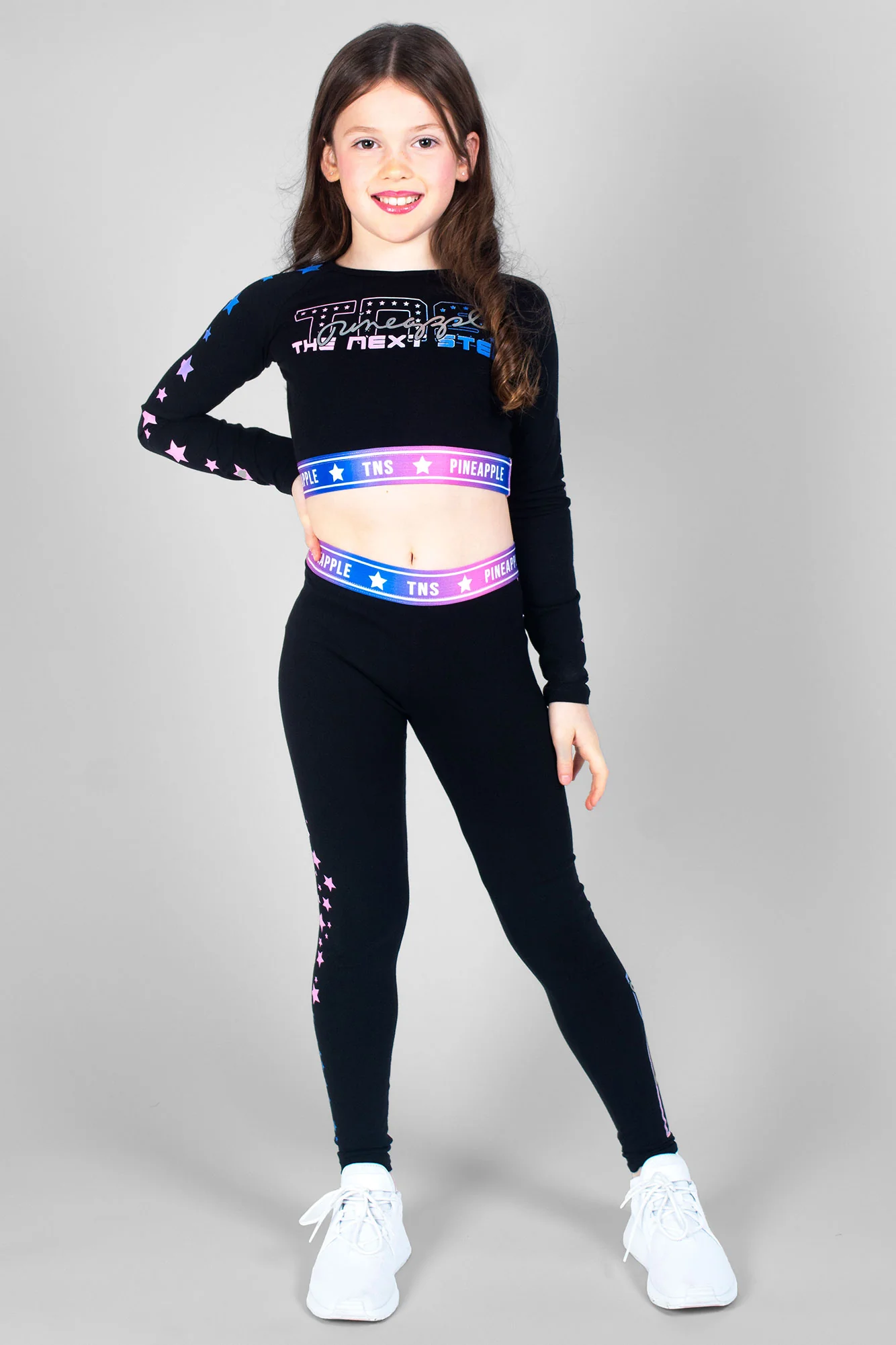Pineapple x TNS Long Sleeve Crop Top - Image 3