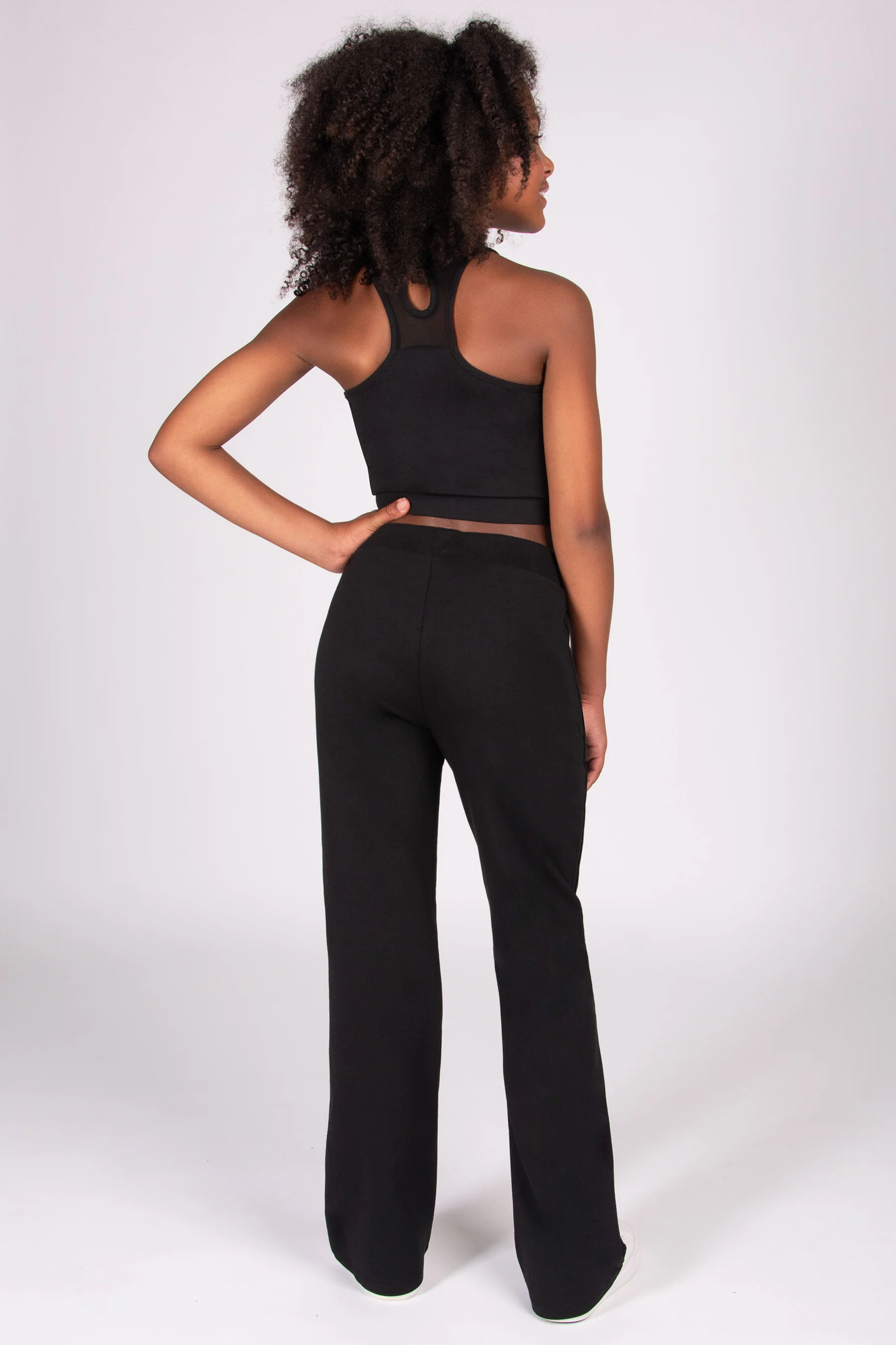 Zip Flare Trousers - Image 5