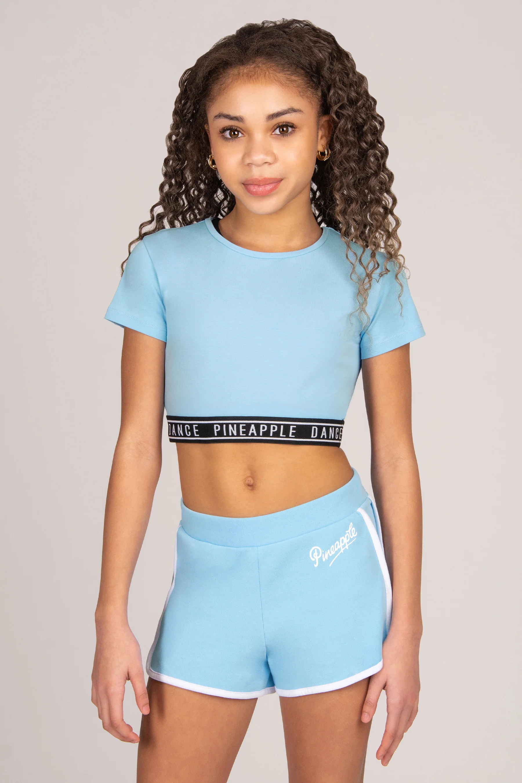Tape Hem Crop T-Shirt
