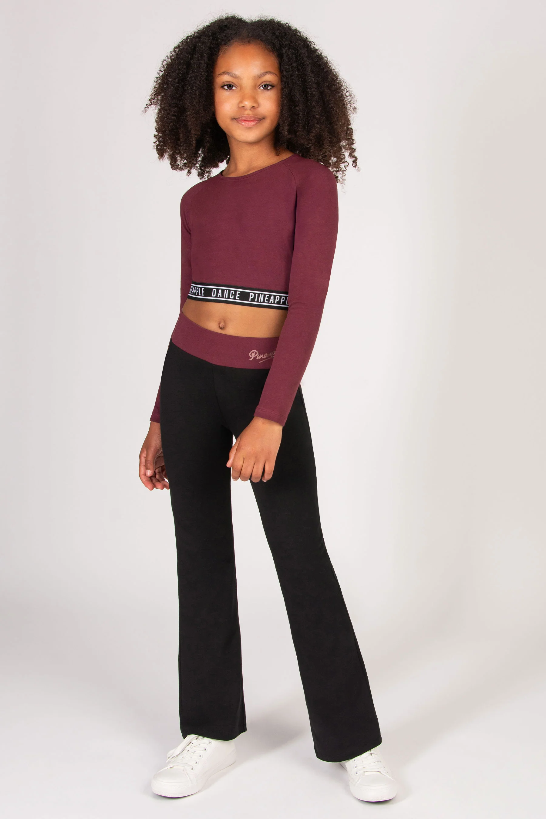 Contrast Band Bootcut Jersey Trousers - Image 2