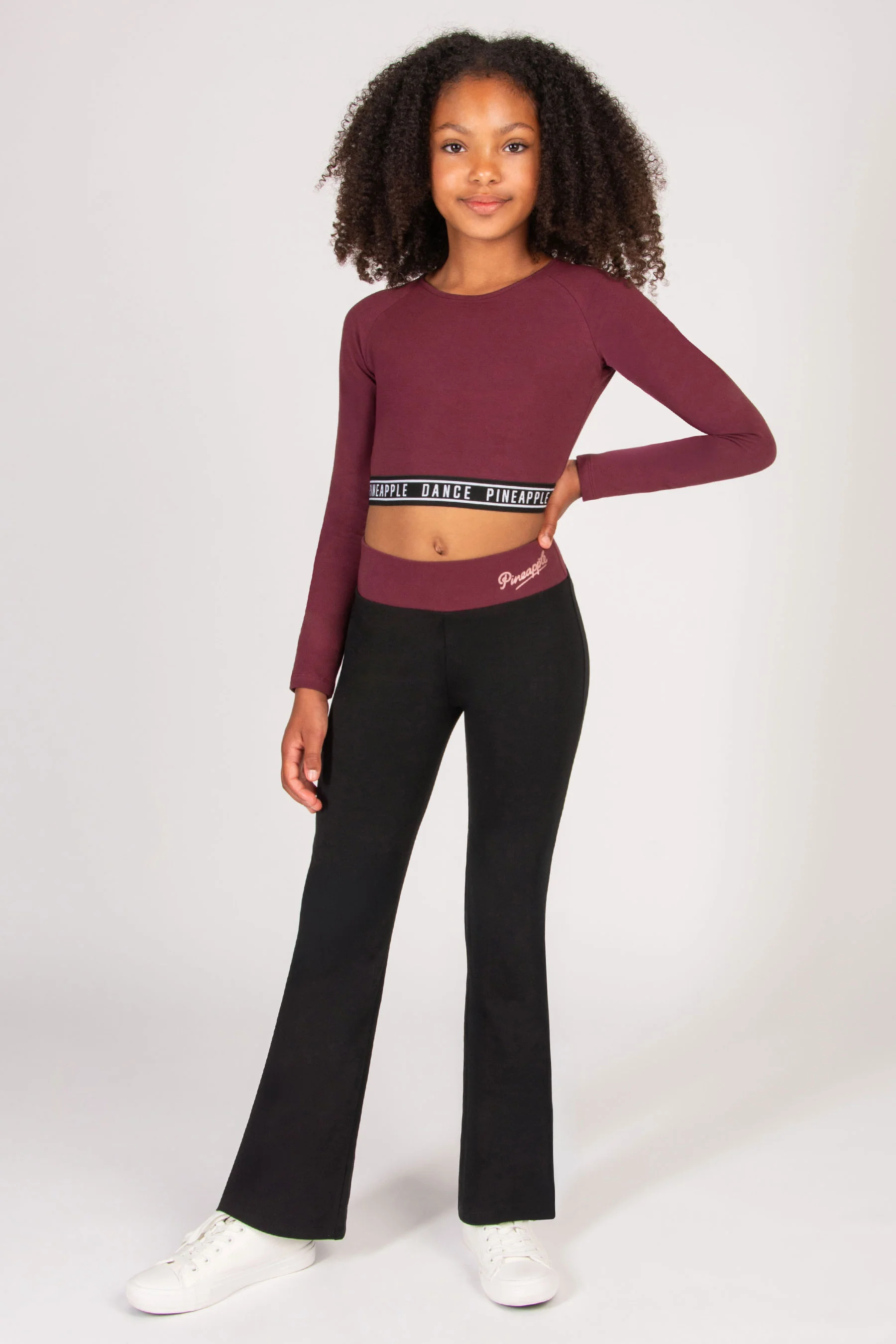 Contrast Band Bootcut Jersey Trousers - Image 4