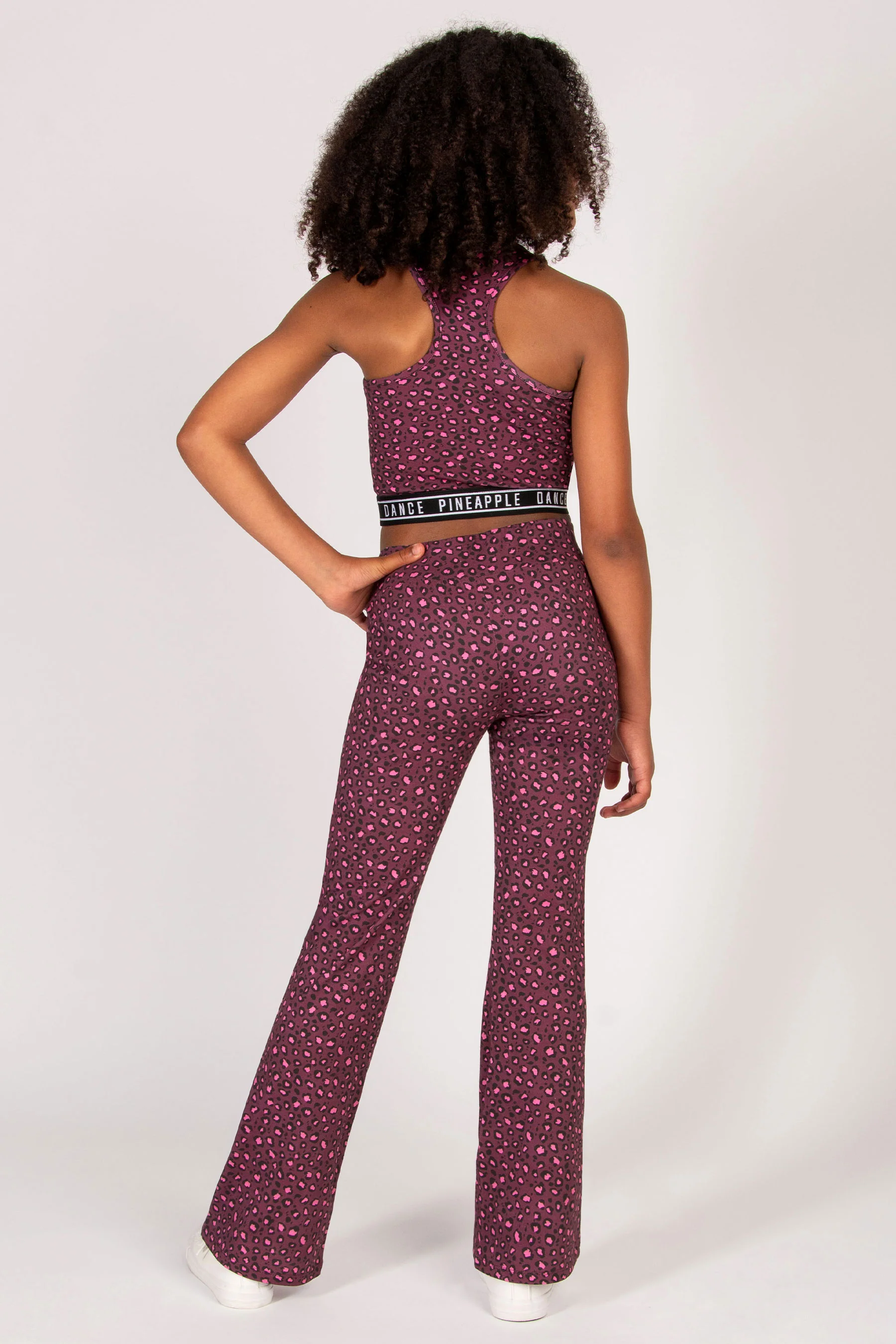 Leopard Print Kickflare Trousers - Image 6