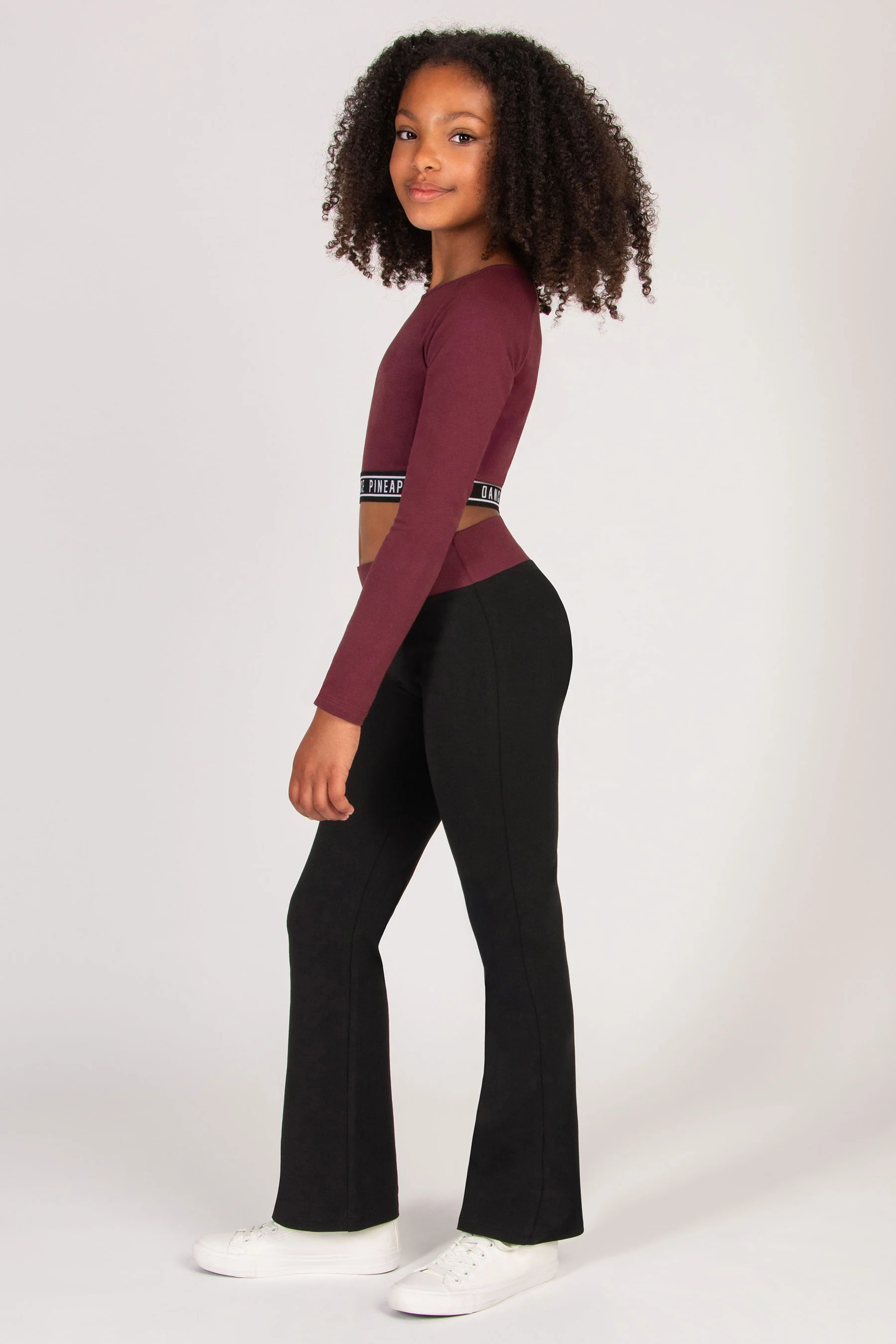 Tape Long Sleeve Crop Top - Image 4