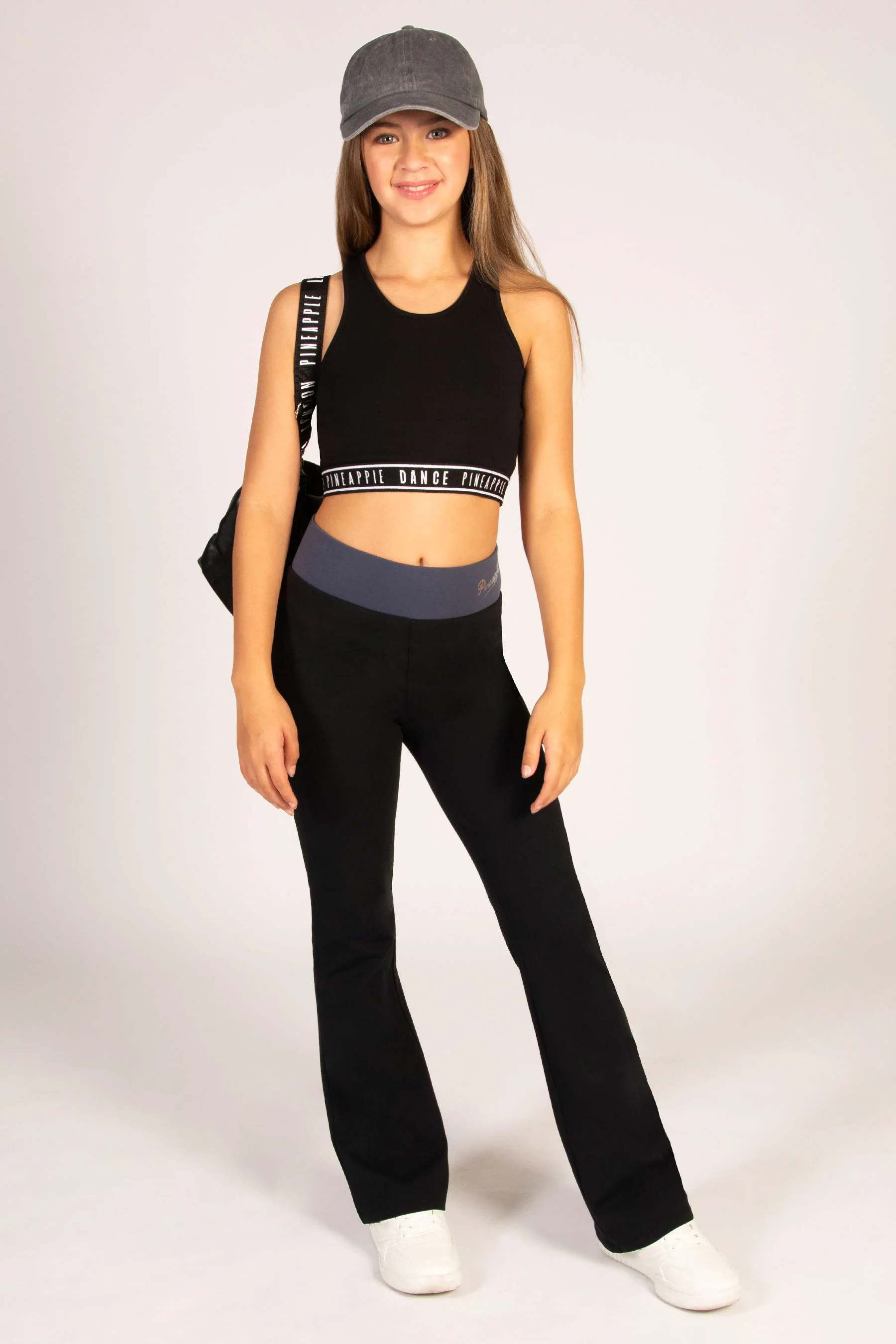Contrast Band Bootcut Jersey Trousers - Image 3