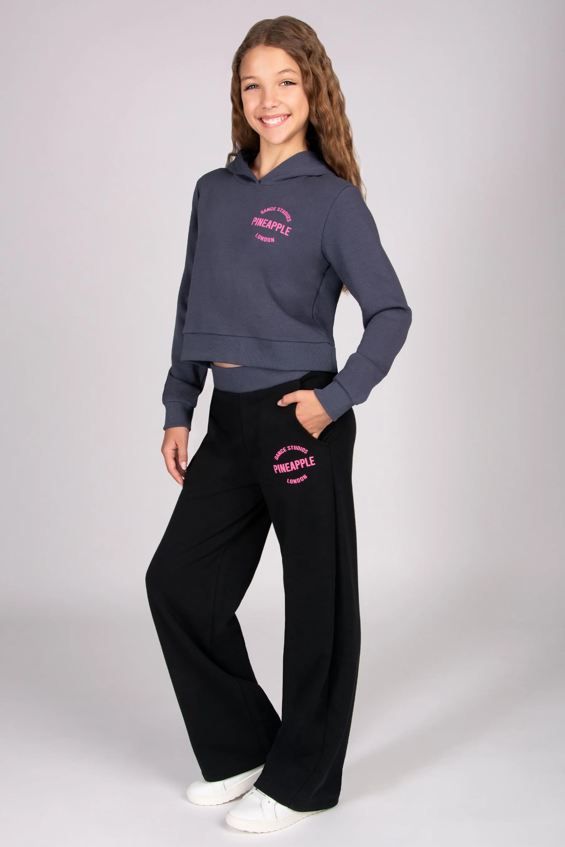 Contrast Band Wide Leg Joggers - Image 3
