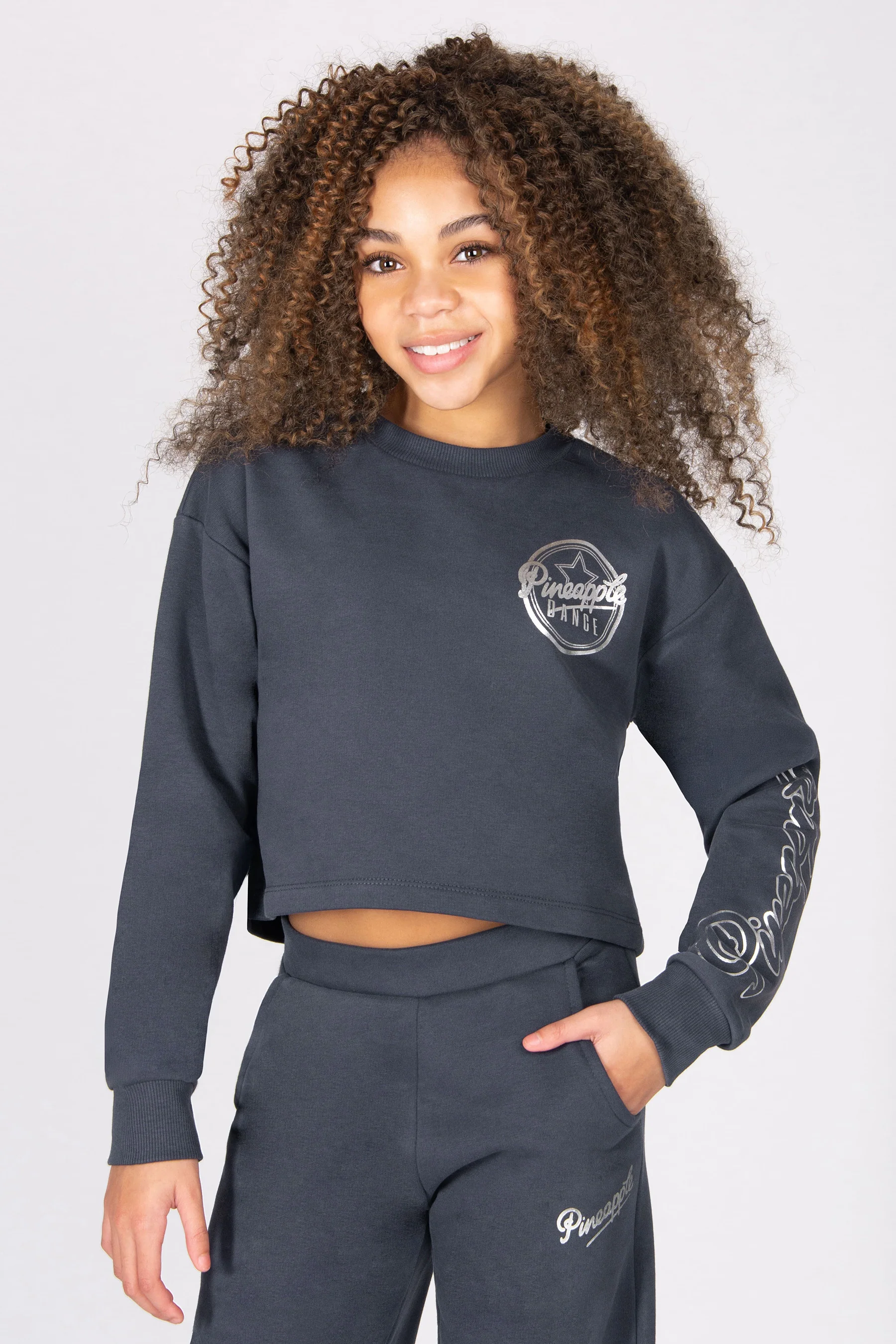 Logo Crop Sweatshirt