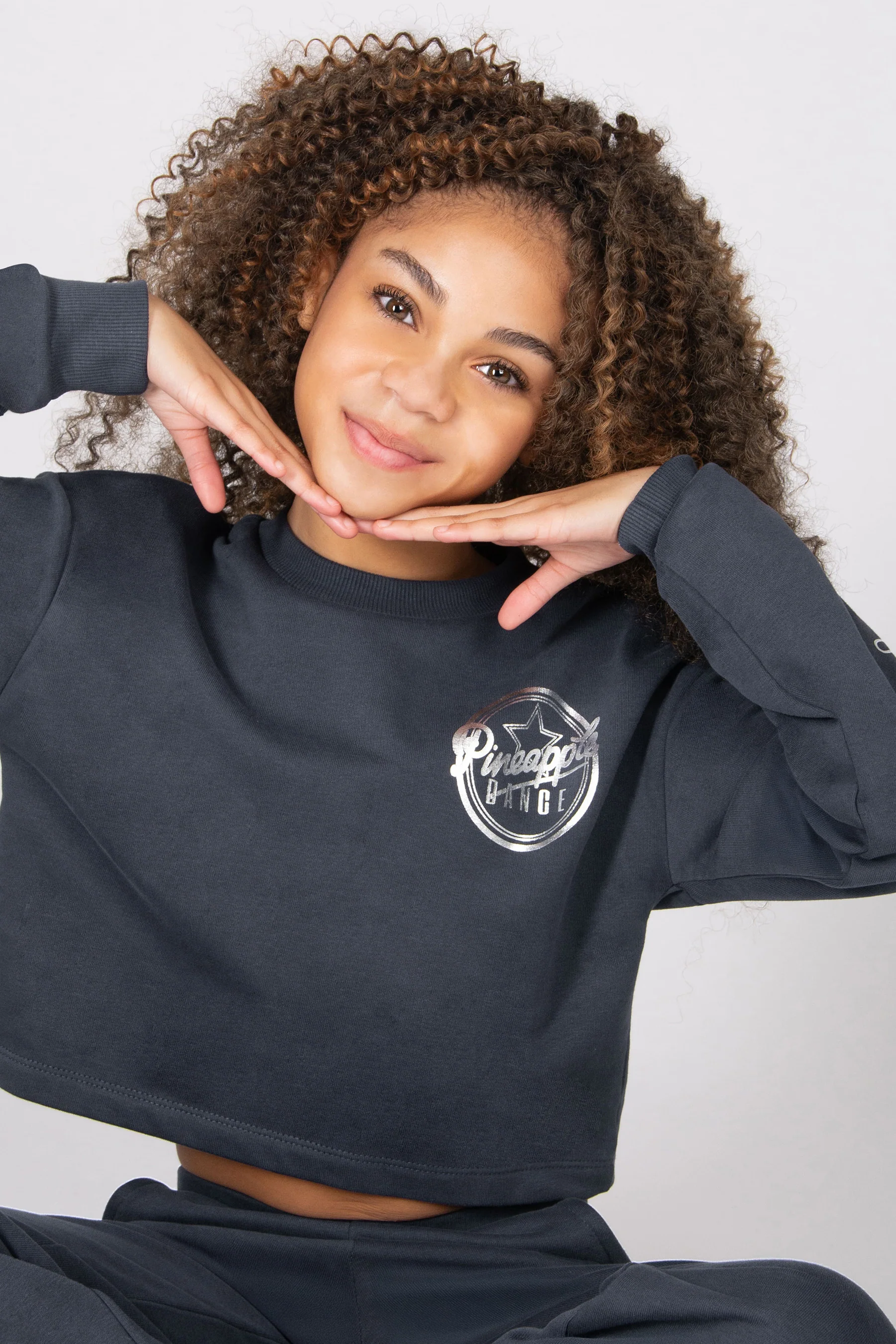 Logo Crop Sweatshirt - Image 2