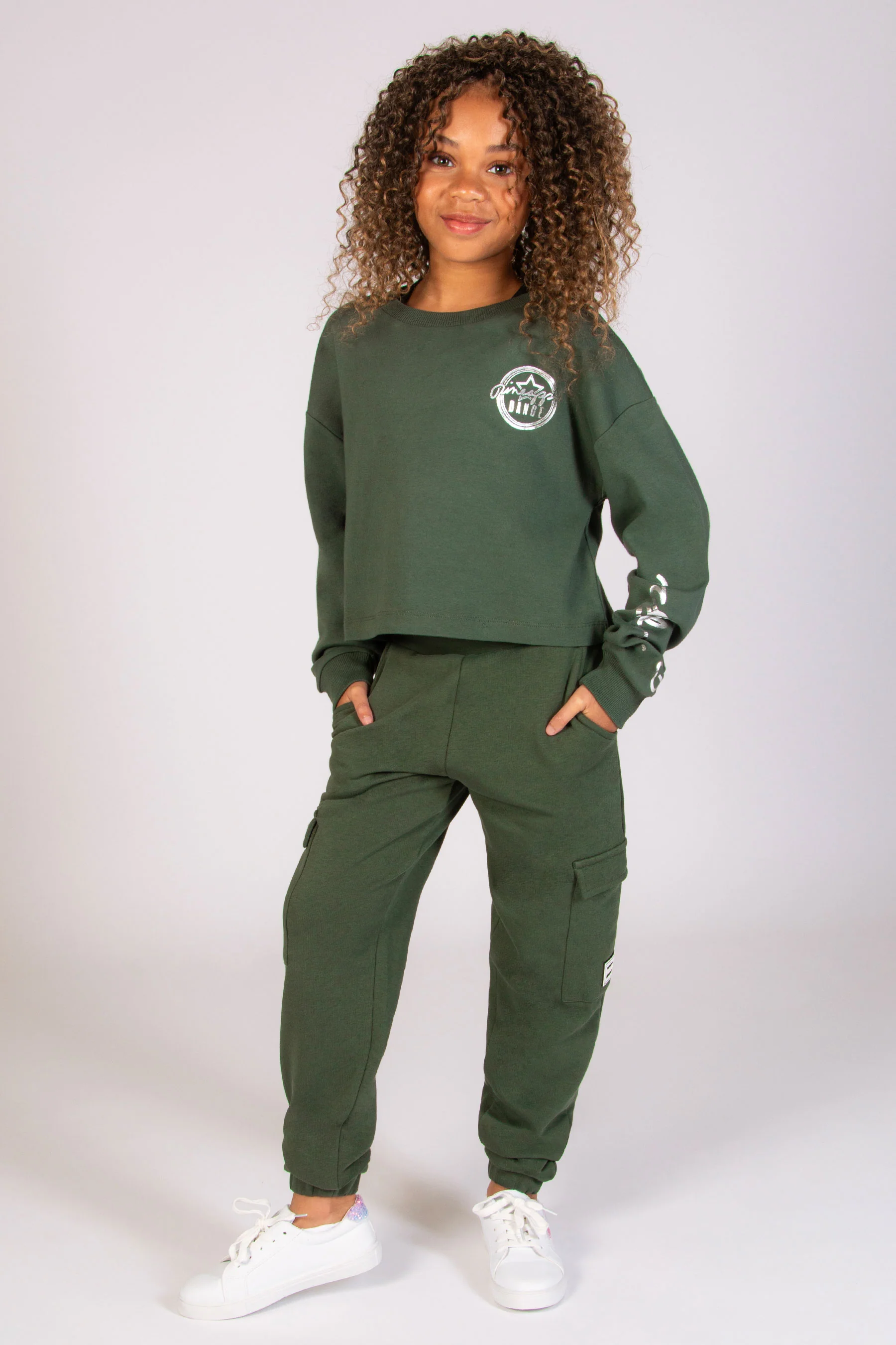 Logo Crop Sweatshirt - Image 2