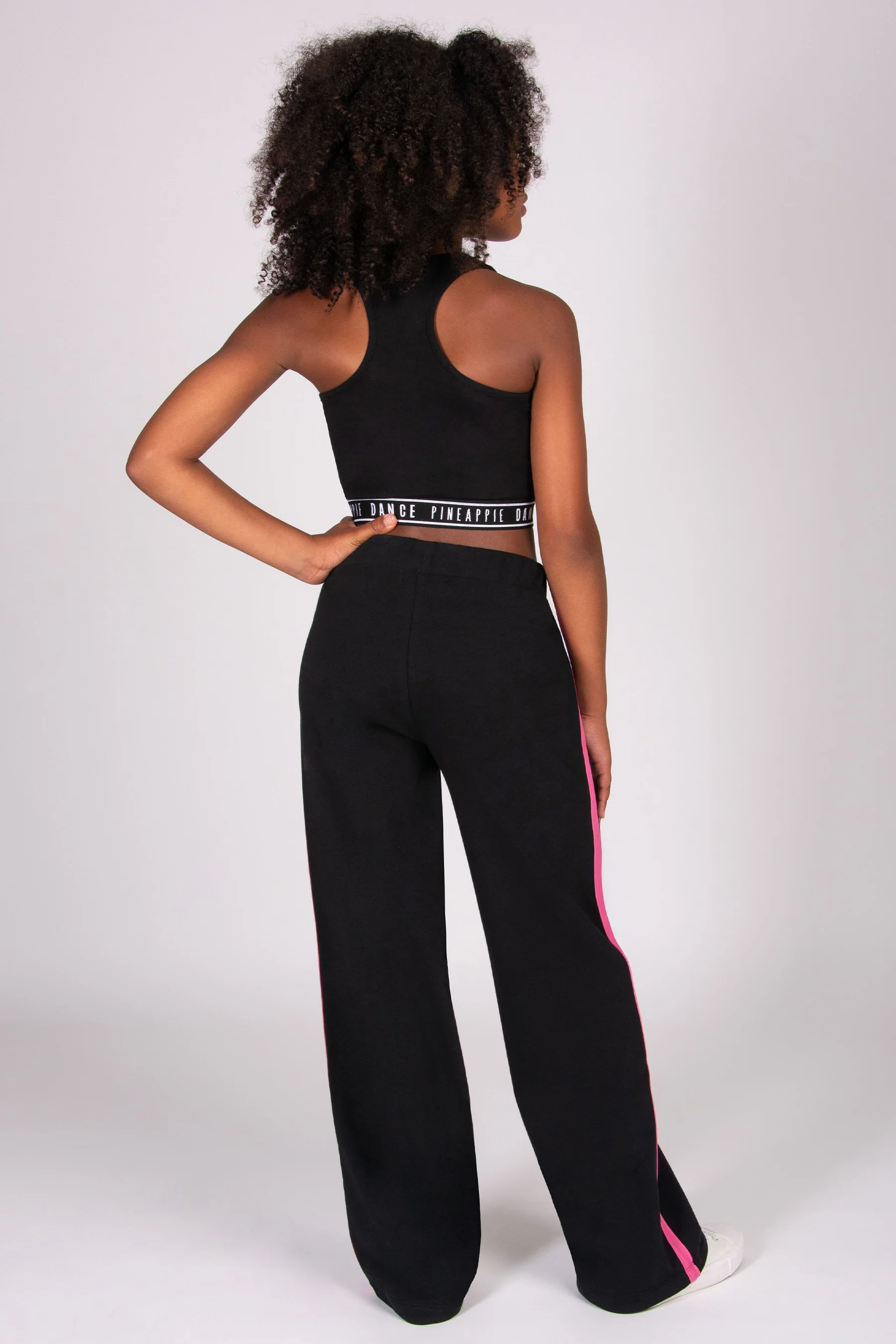 Stripe Panel Wide Leg Joggers - Image 3
