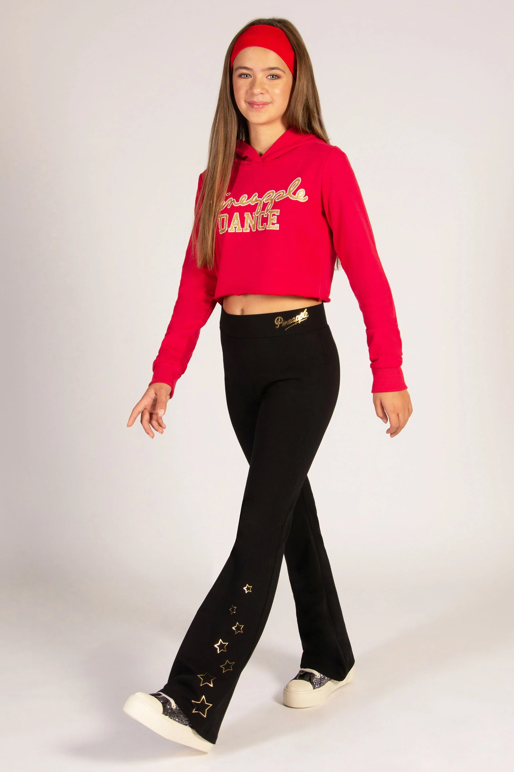 Glitter Dance Crop Hoodie - Image 4