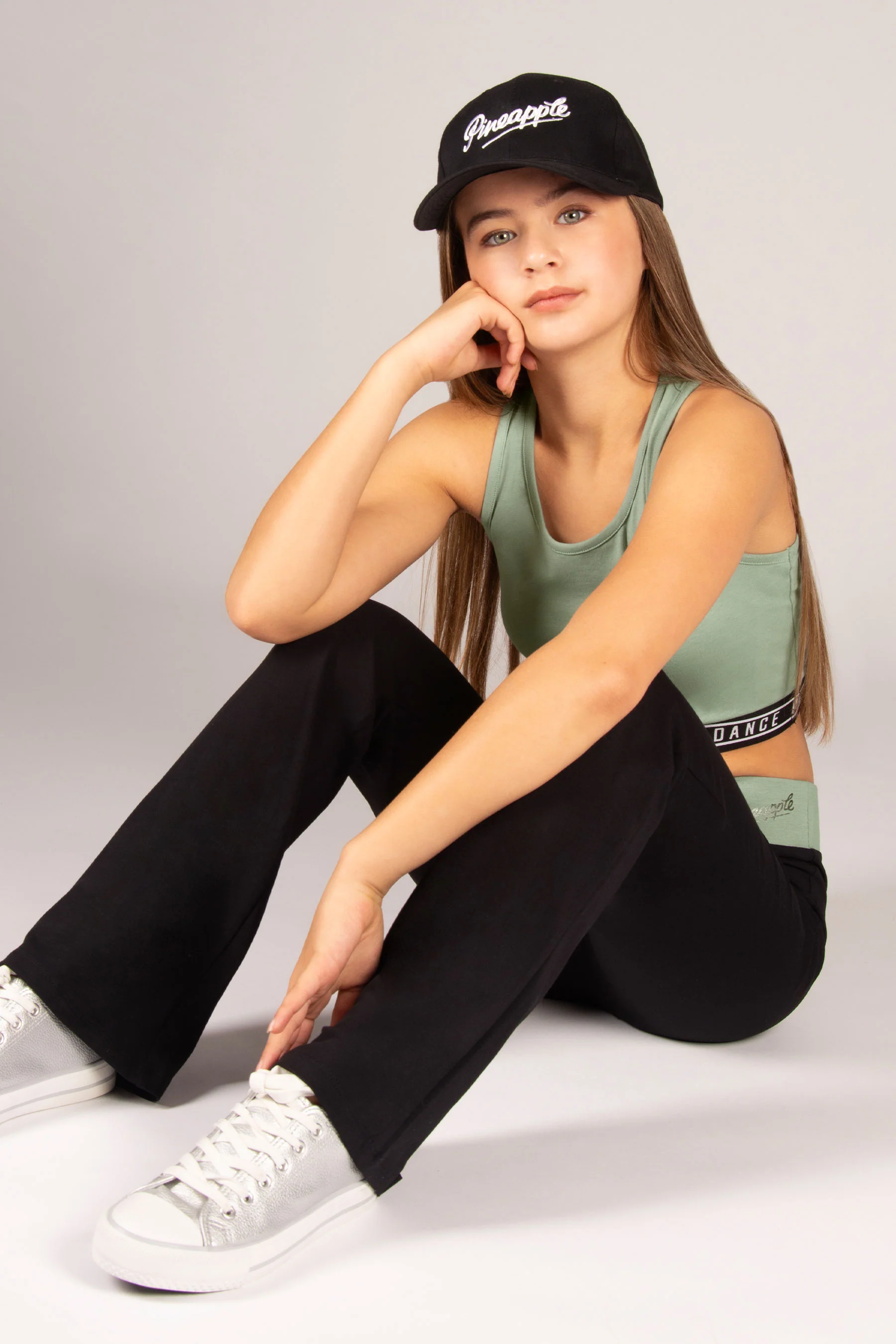 Contrast Band Bootcut Jersey Trousers - Image 5