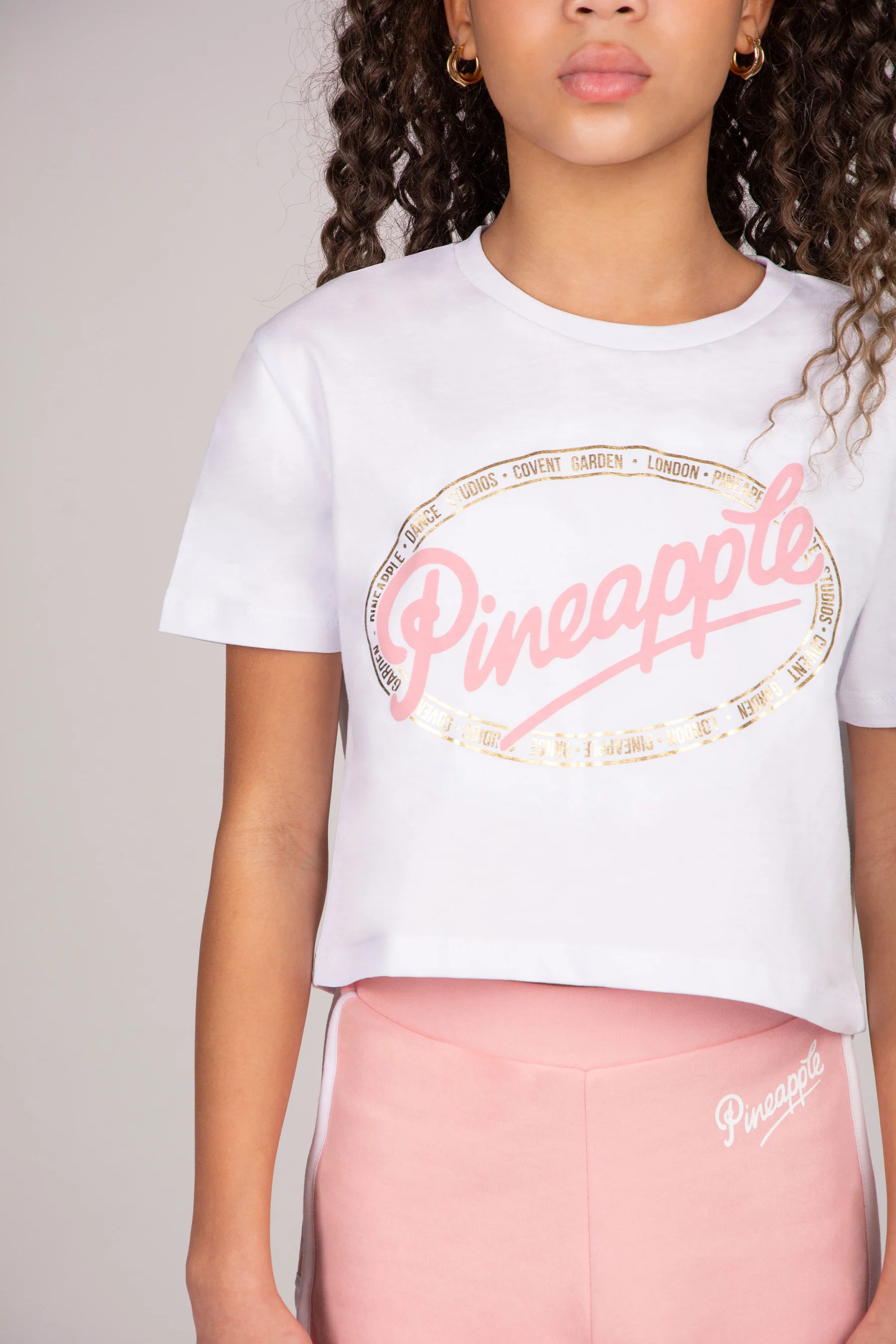 Pineapple Stamp Crop T-Shirt - Image 3