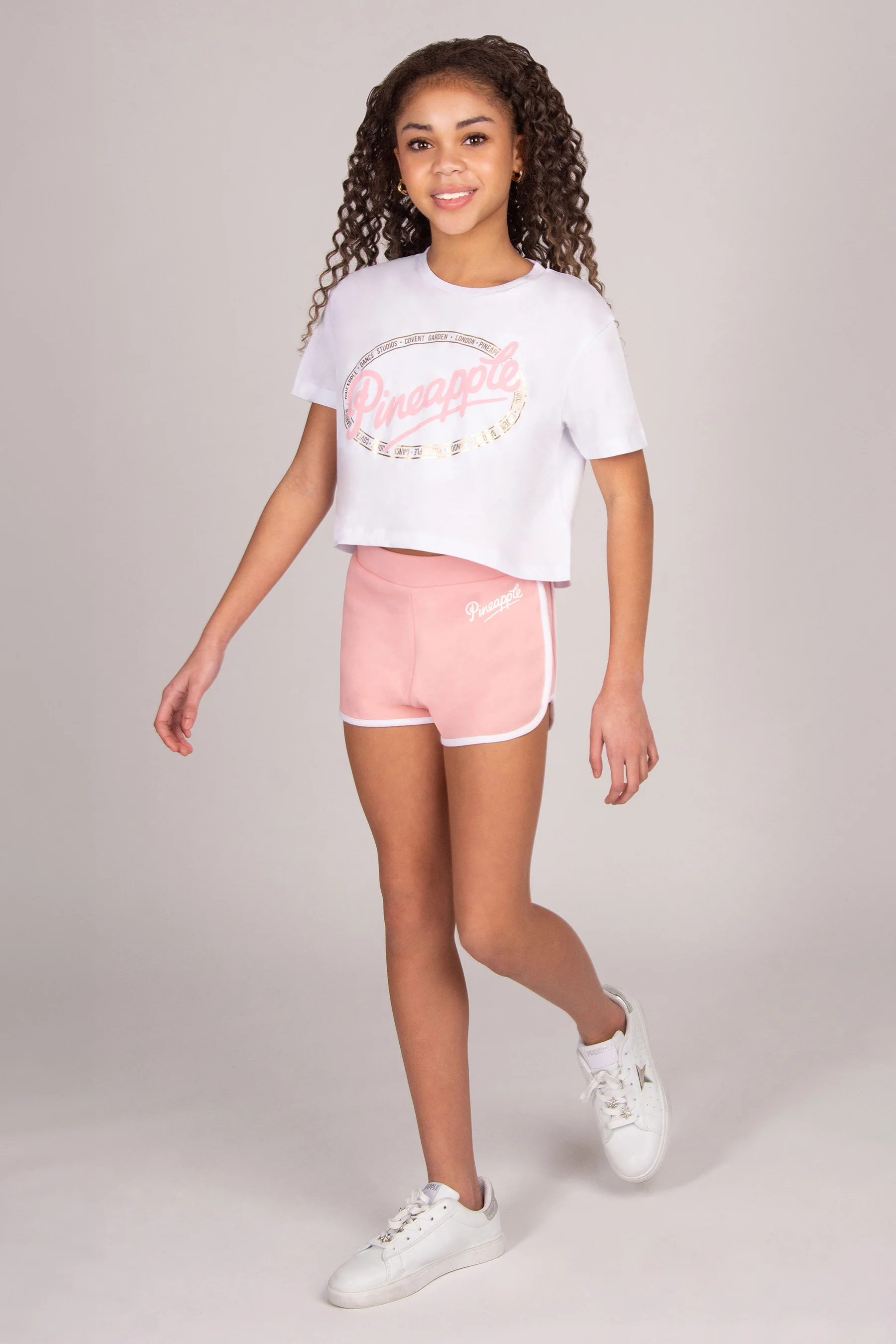 Pineapple Stamp Crop T-Shirt - Image 4