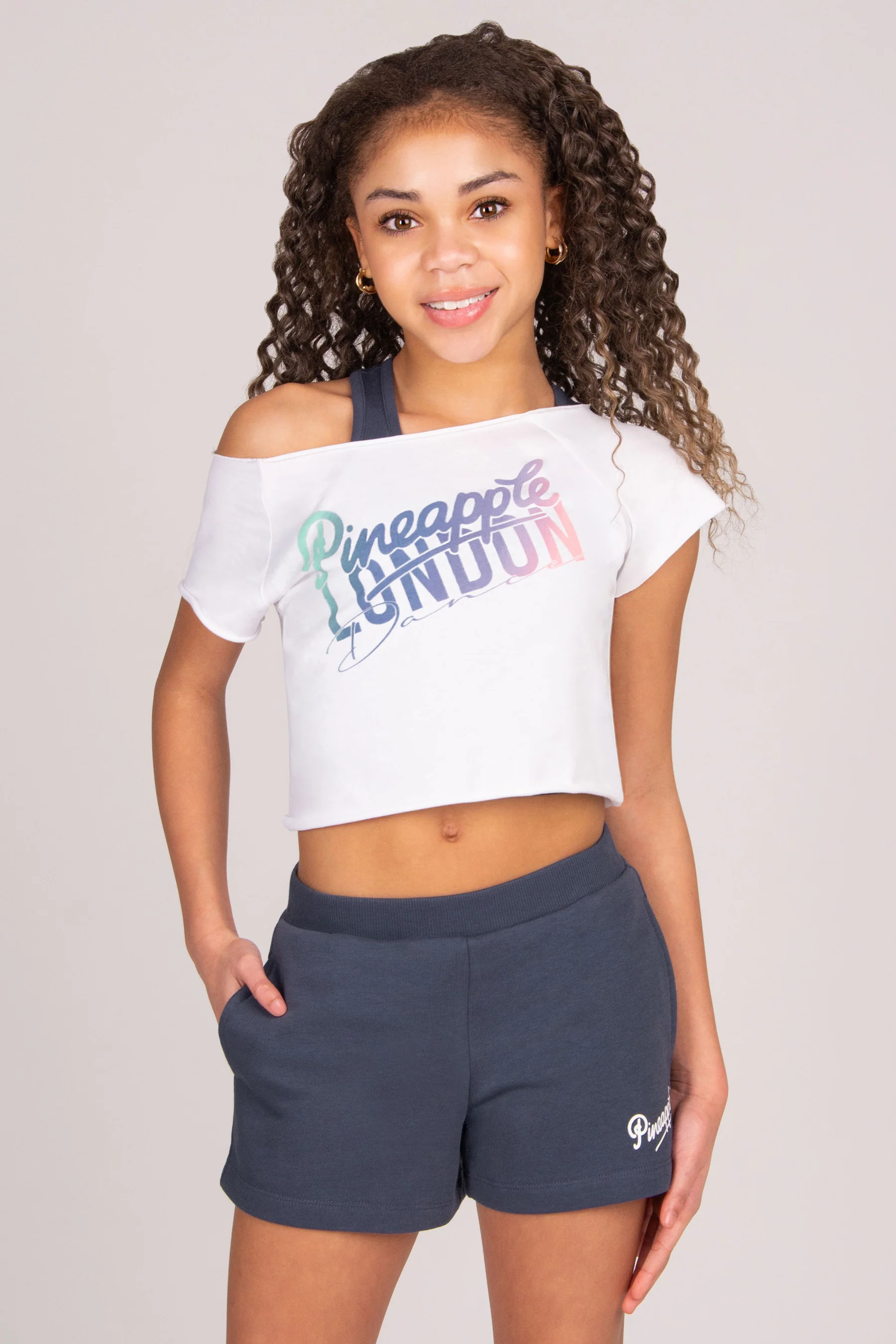 Girls Retro Crop T-Shirt