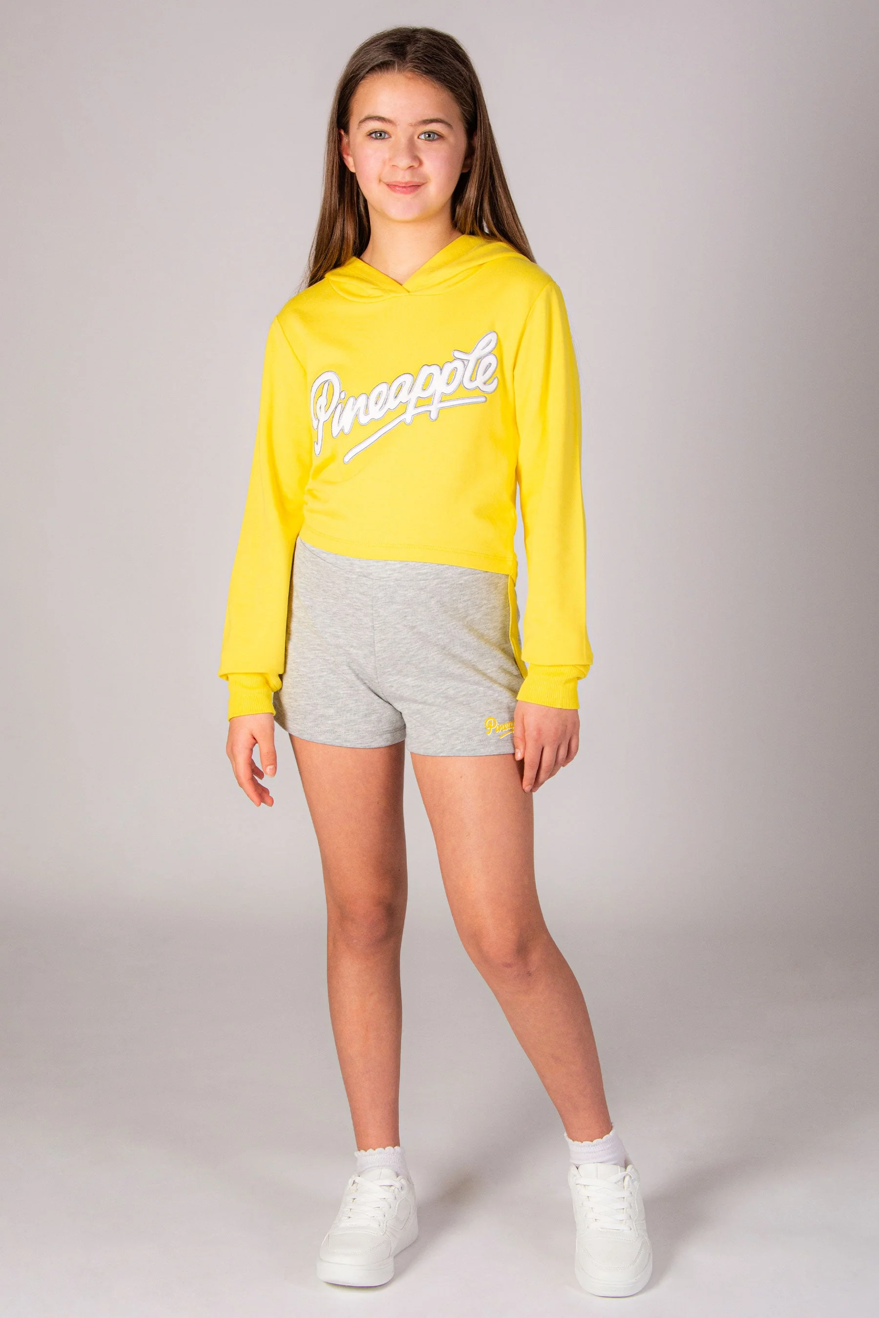 Pineapple Logo Crop Hoodie - Image 2