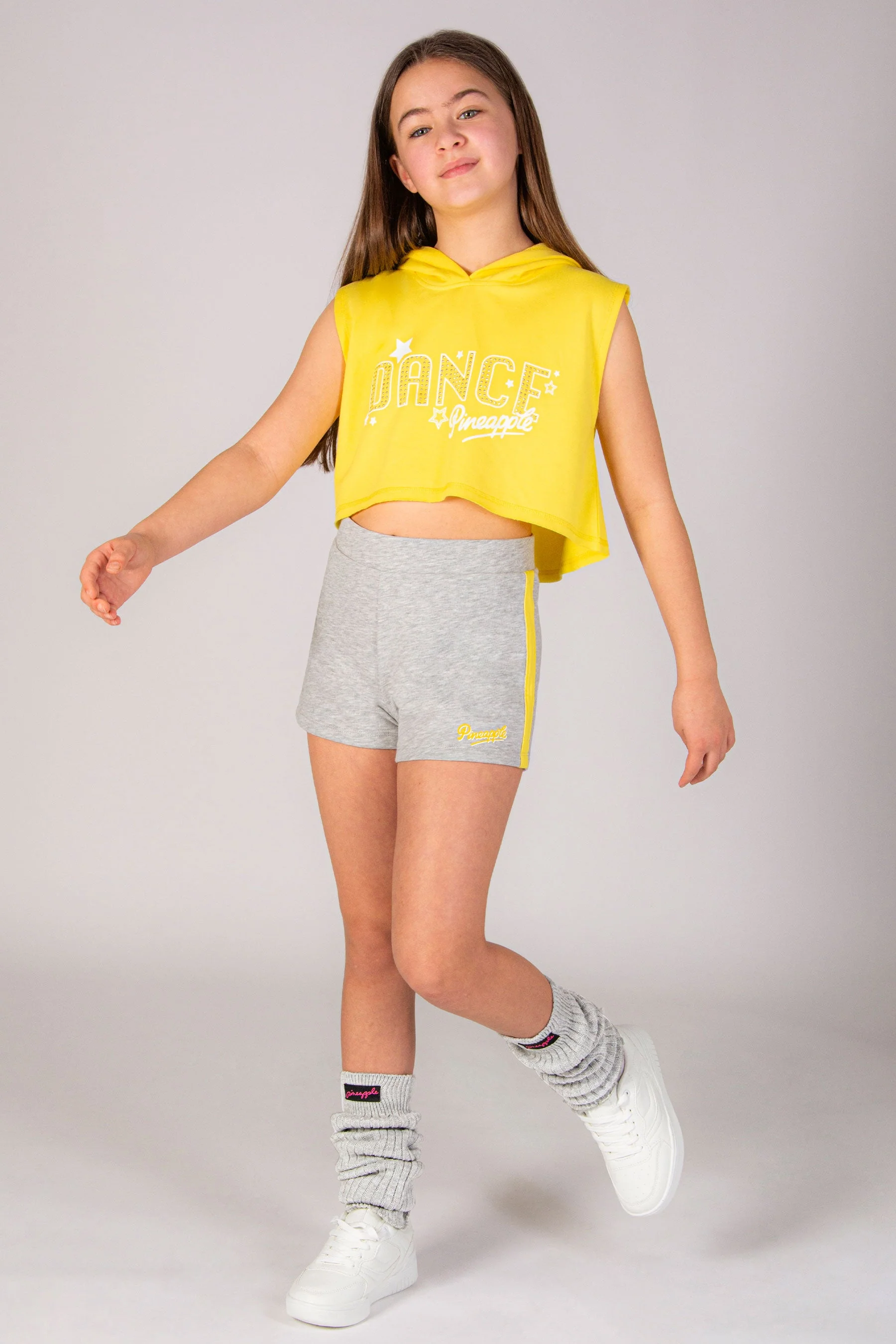 Sleeveless Dance Crop Hoodie - Image 3