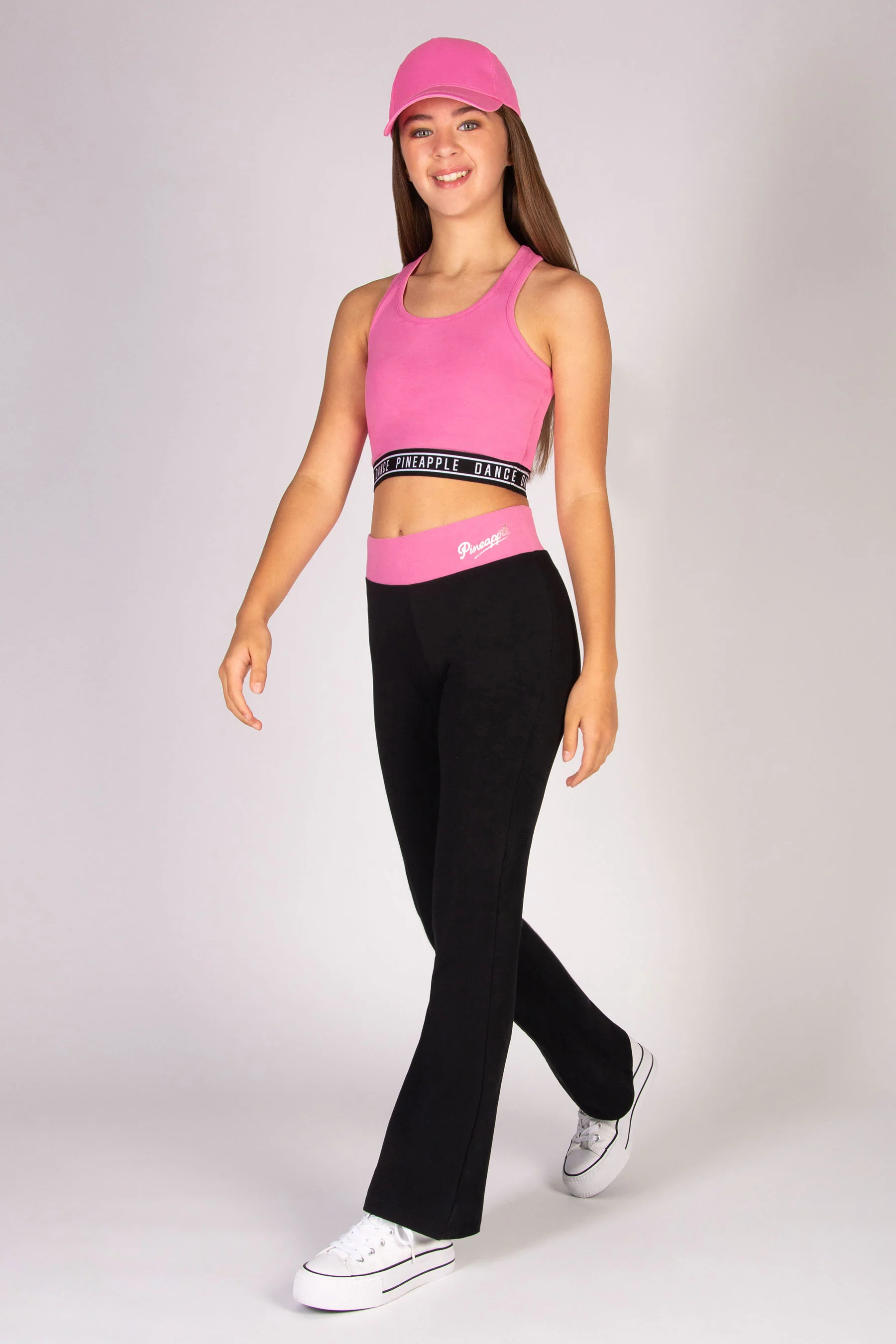 Contrast Band Bootcut Jersey Trousers - Image 3