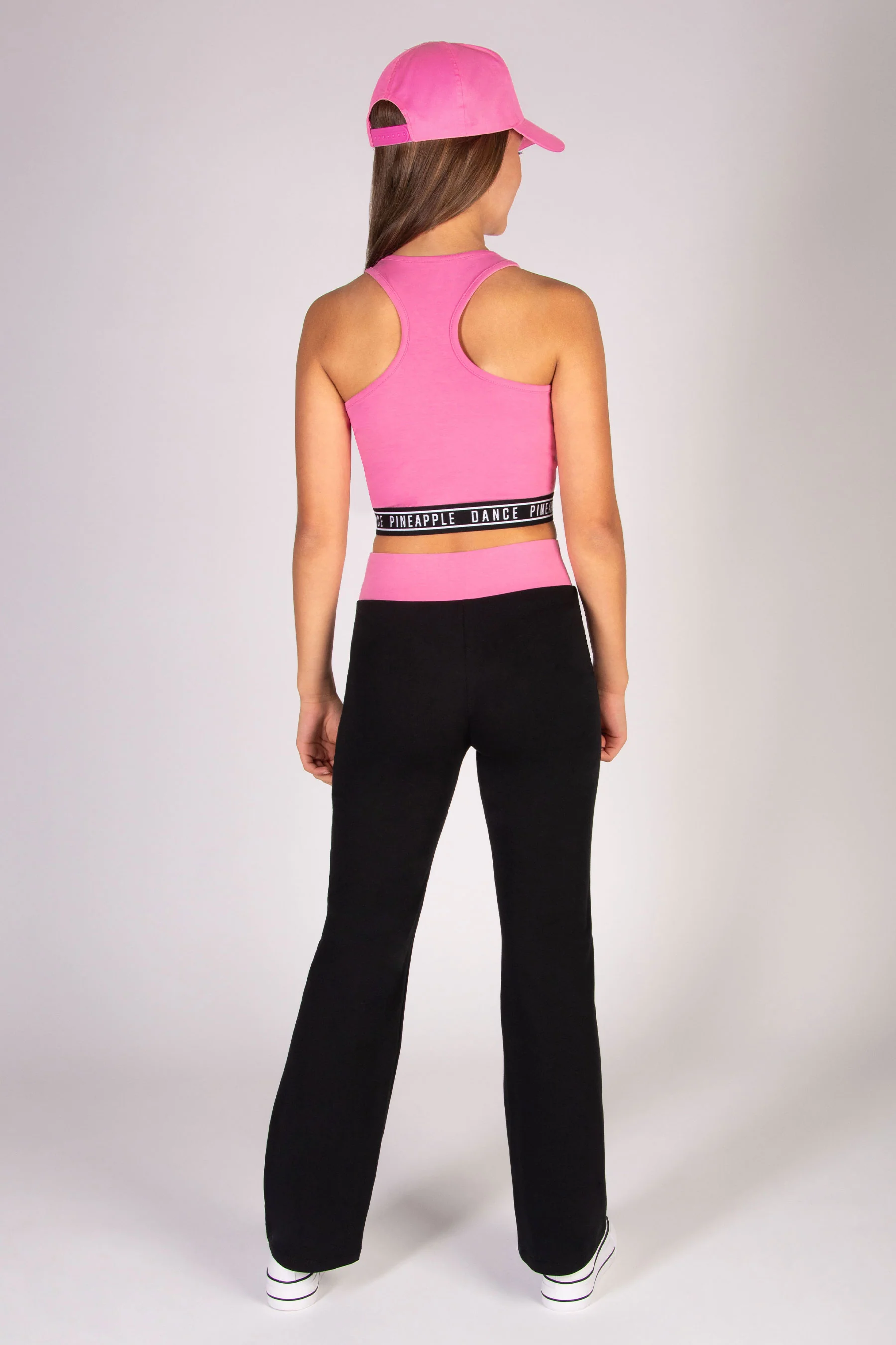 Contrast Band Bootcut Jersey Trousers - Image 5