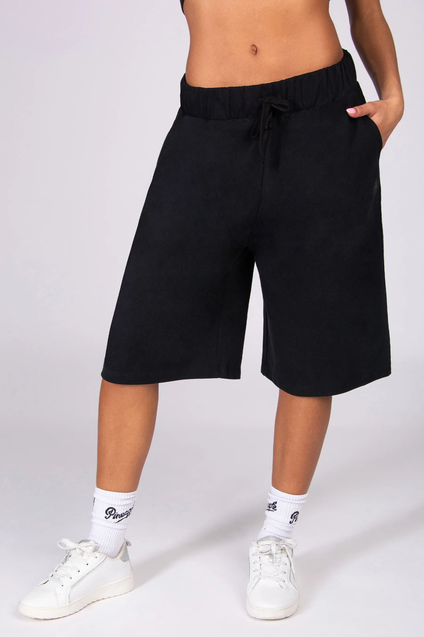 Unisex Cut Off Trackpant Shorts - Image 3