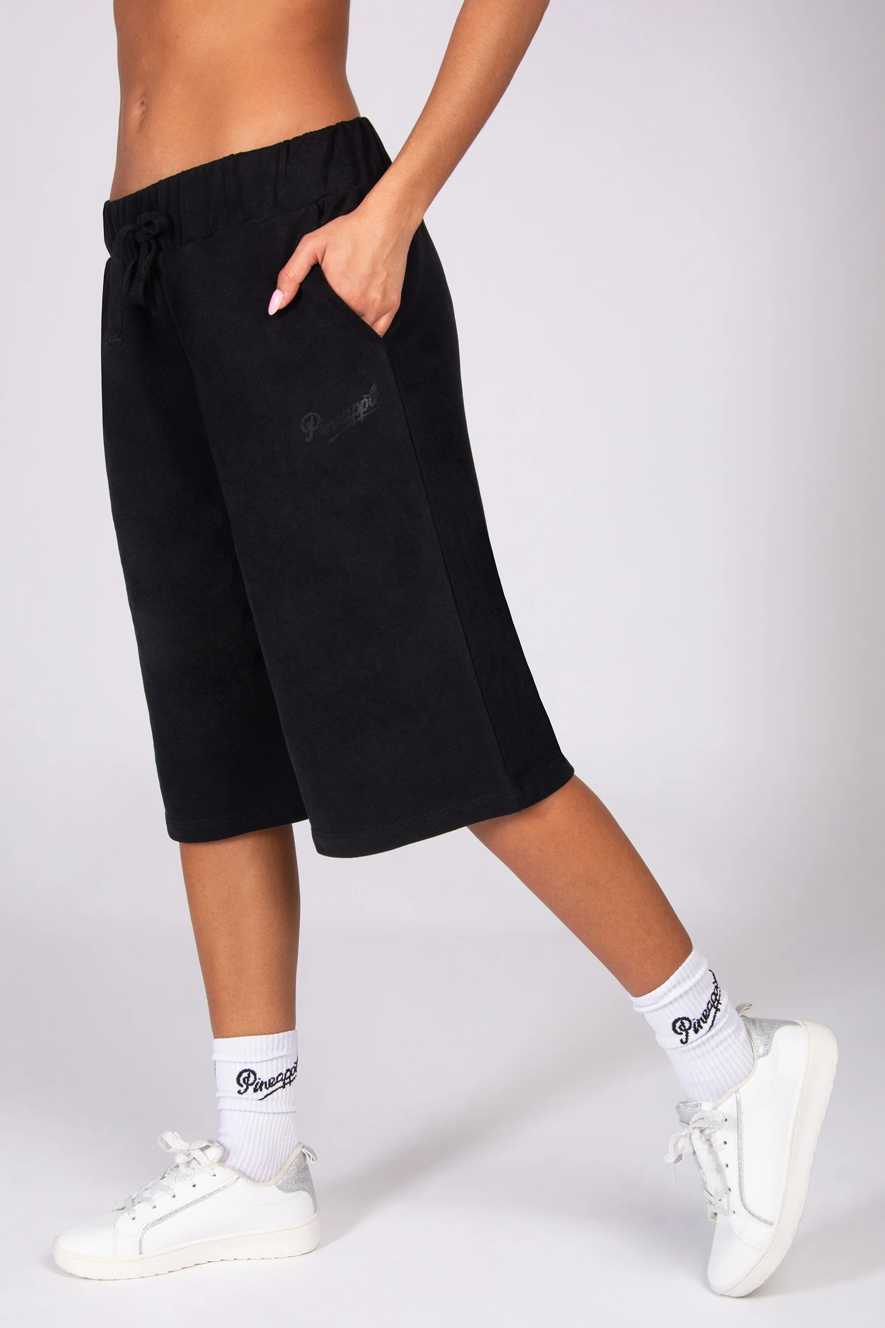 Unisex Cut Off Trackpant Shorts - Image 5