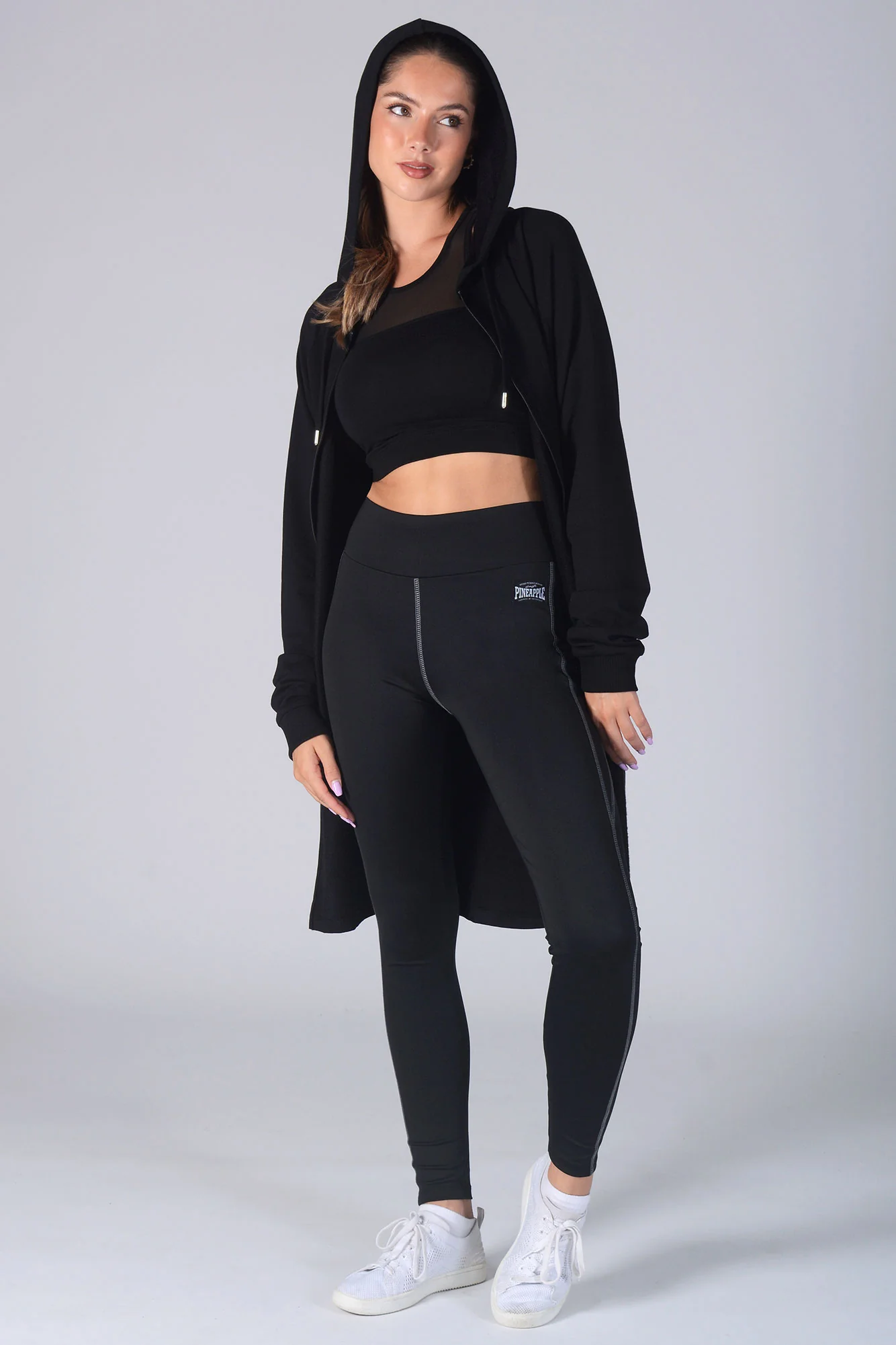 Longline Zip Hoodie - Image 2