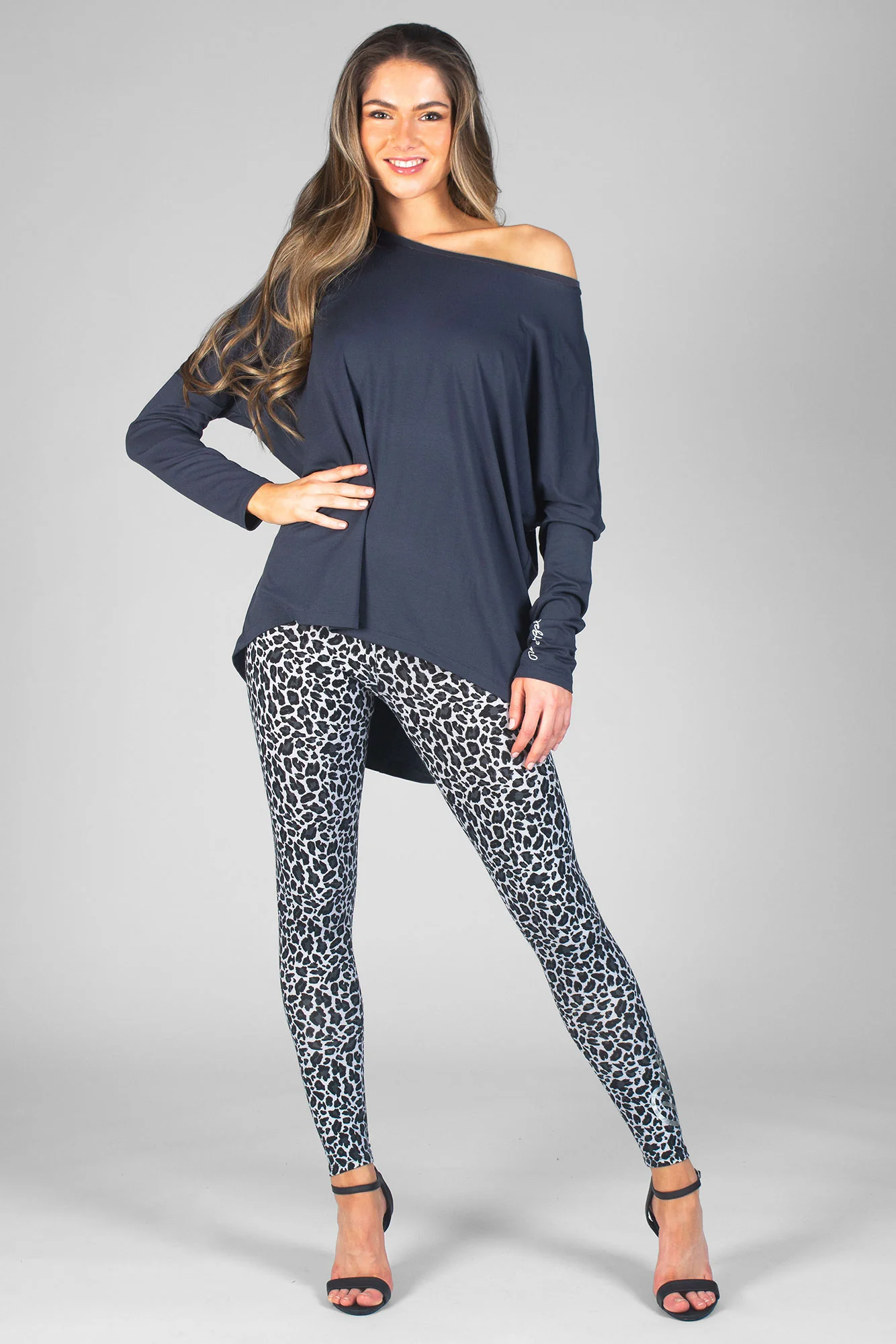 Script Long Sleeve Top - Image 3