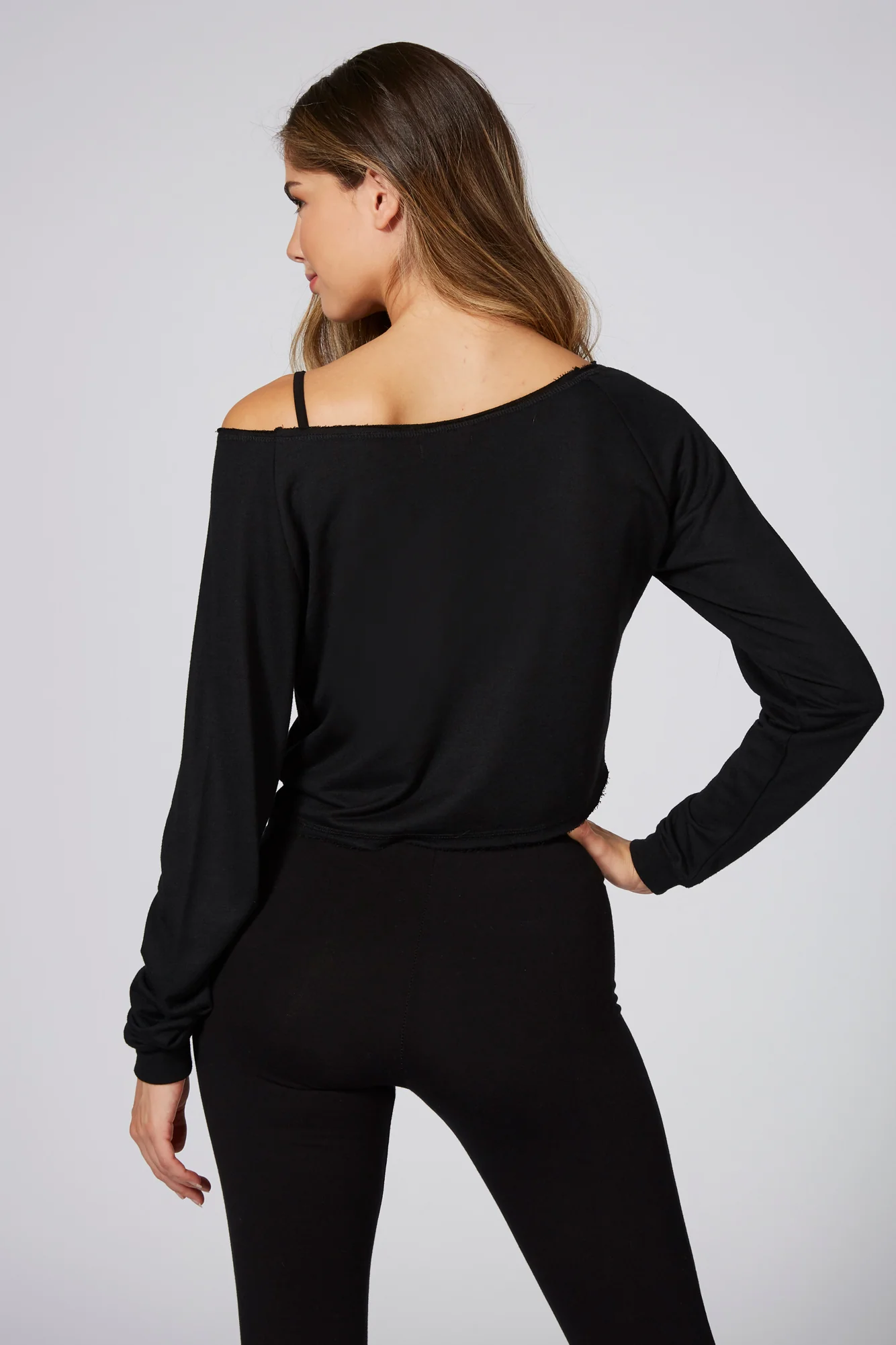 Crop Retro Off Shoulder Top - Image 4