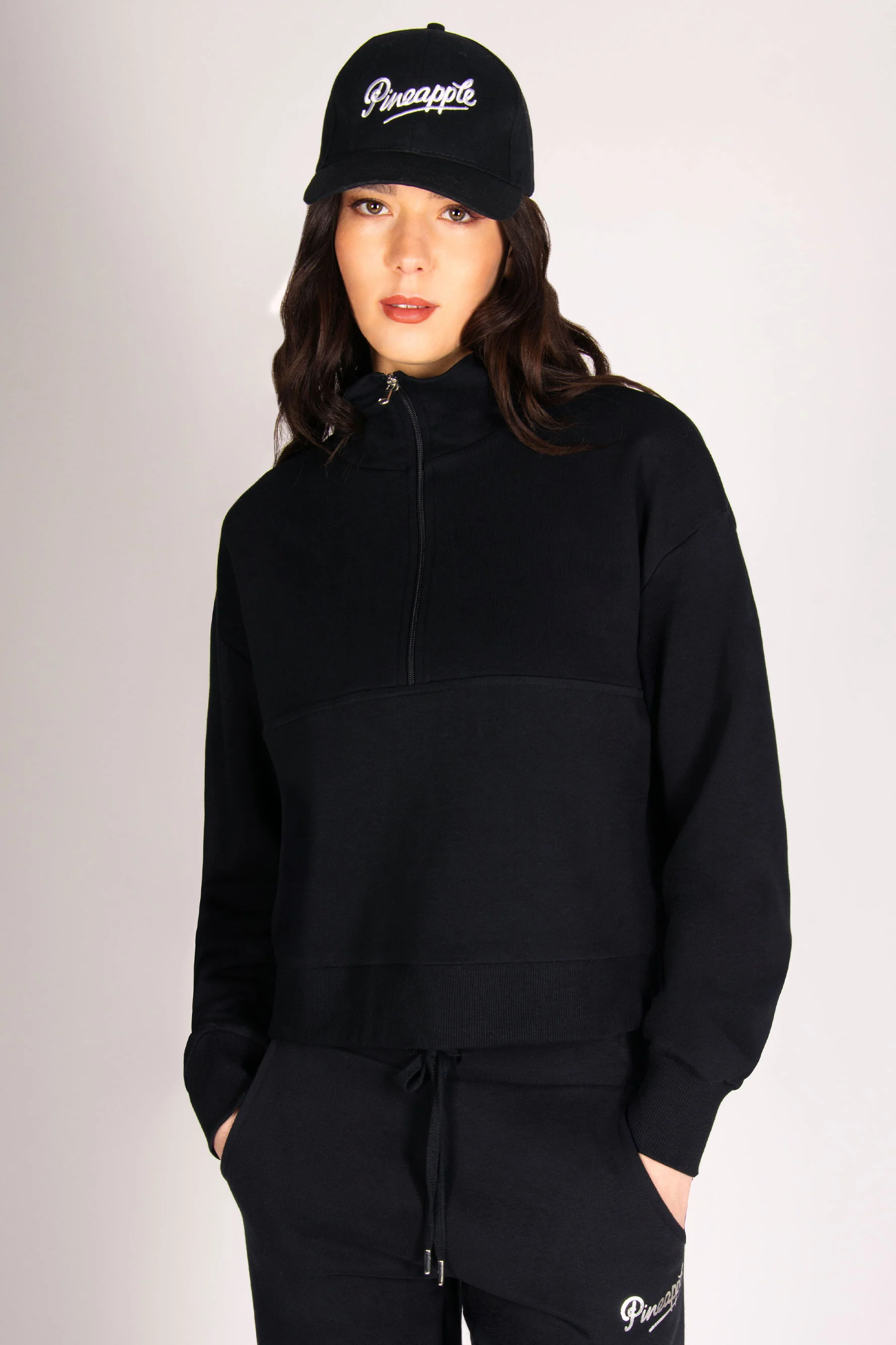 Funnel Neck Half Zip Sweatshirt - Image 2
