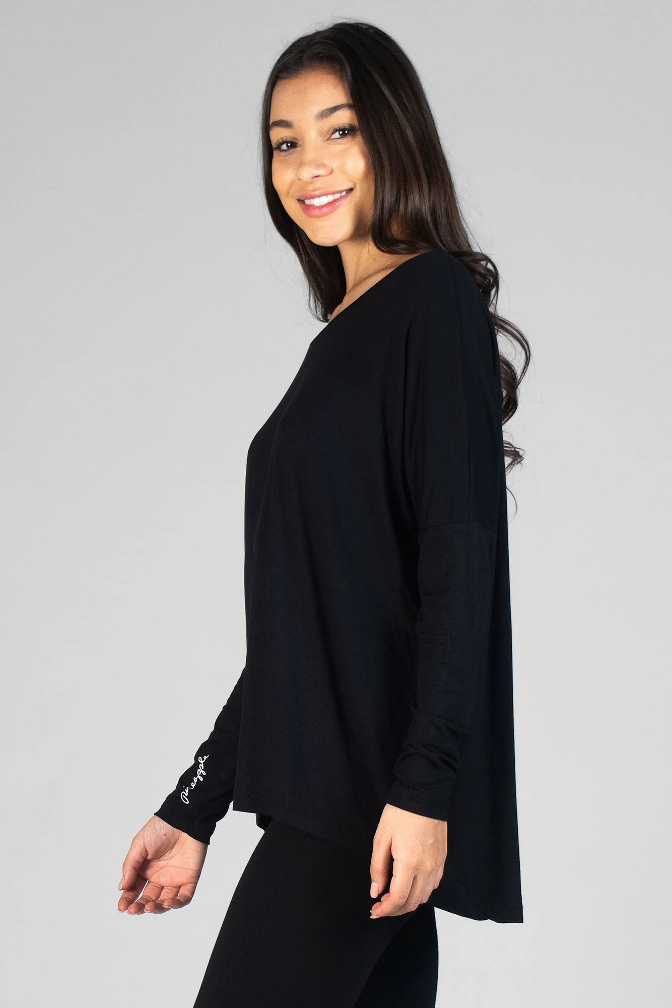 Script Long Sleeve Top - Image 2