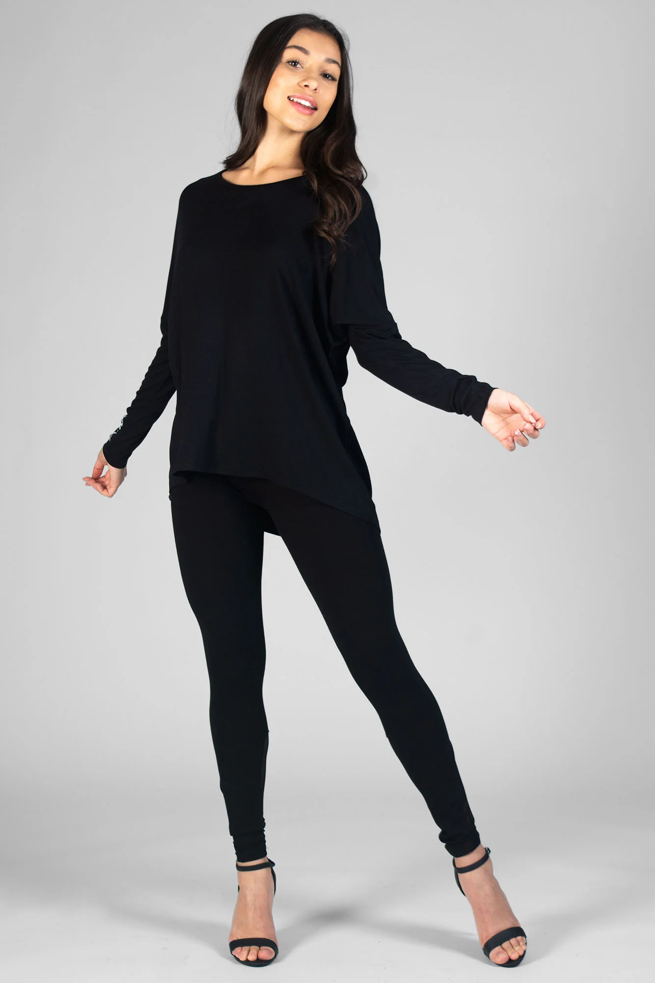 Script Long Sleeve Top - Image 3