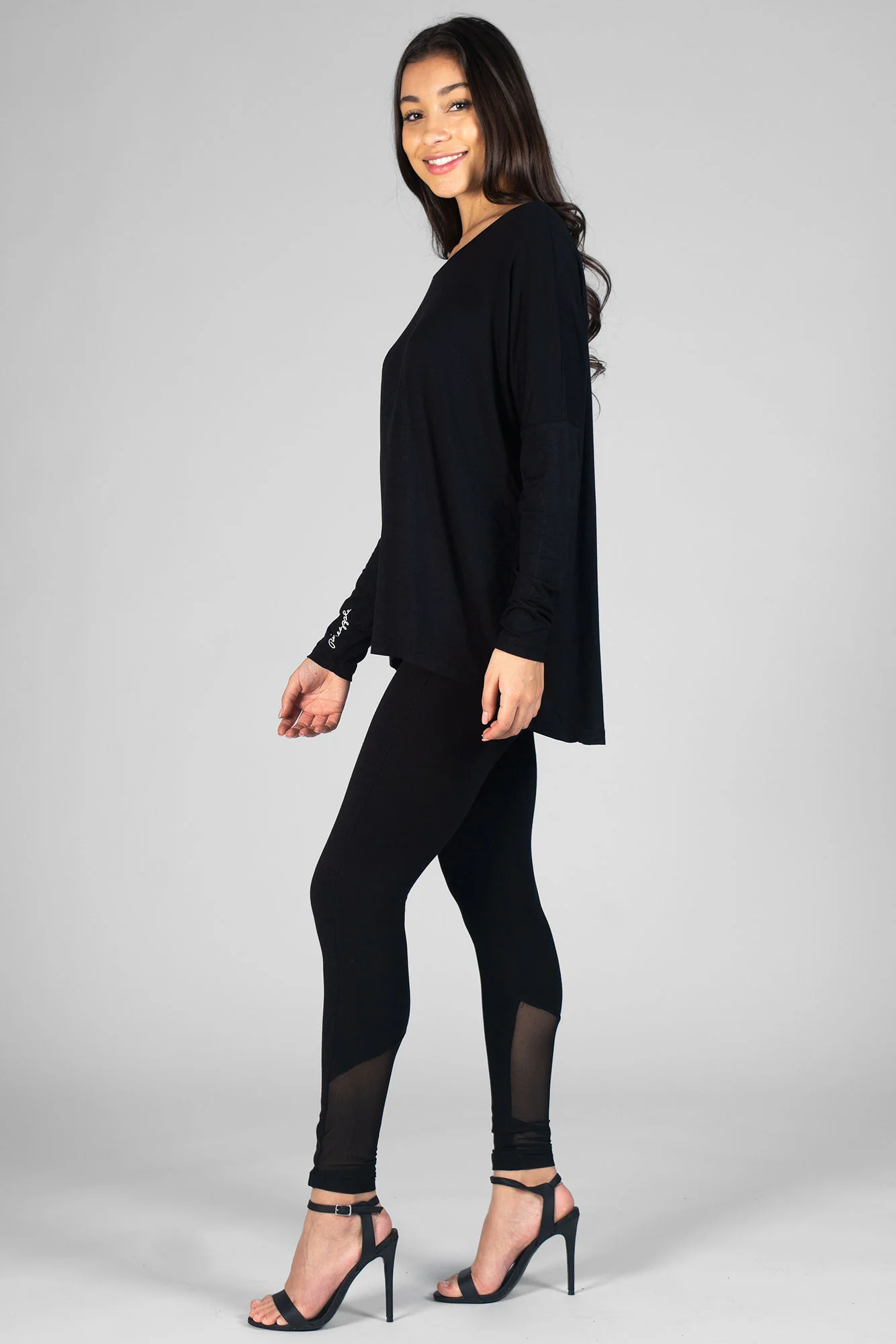 Script Long Sleeve Top - Image 4