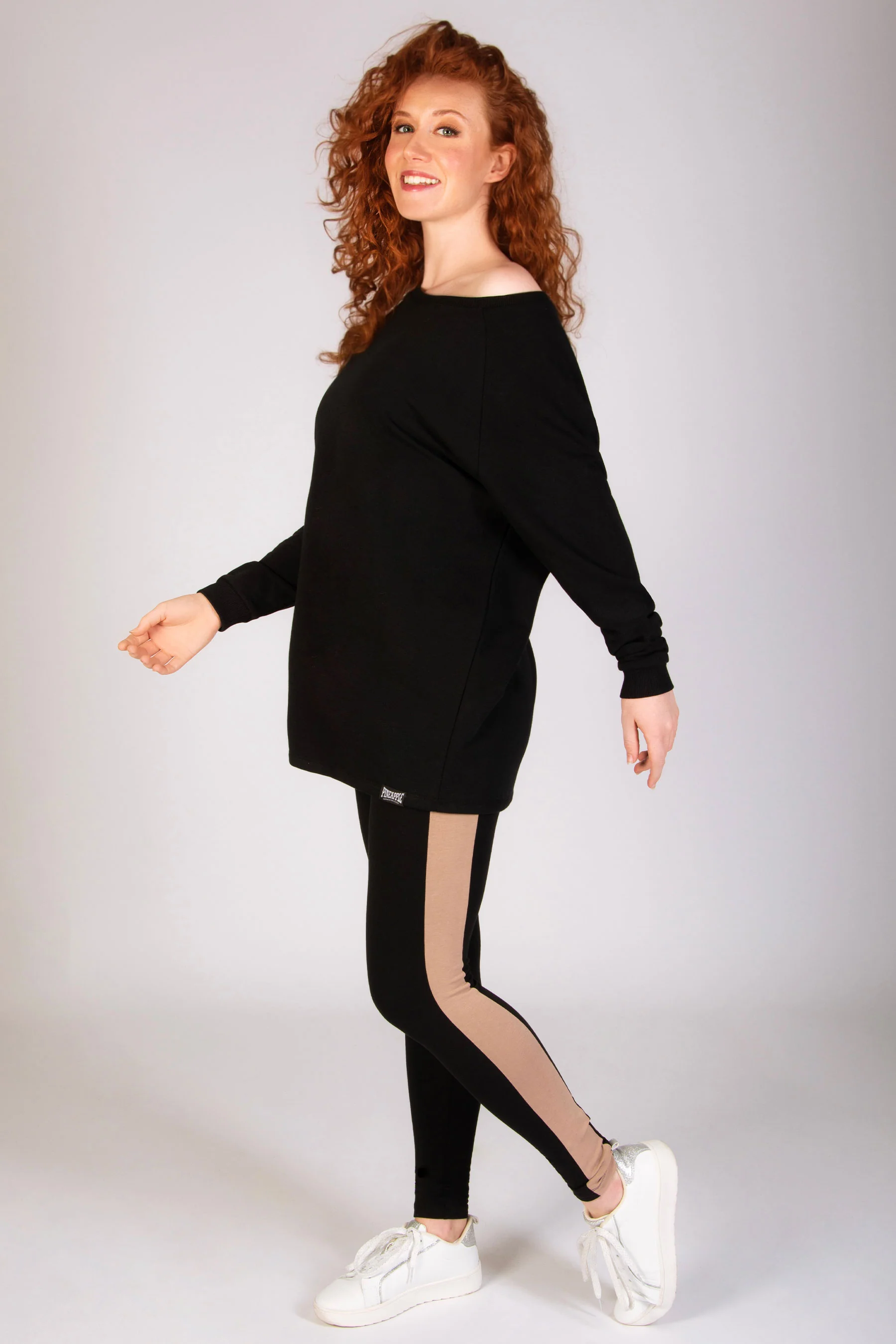 Longline Off Shoulder Sweater - Image 4