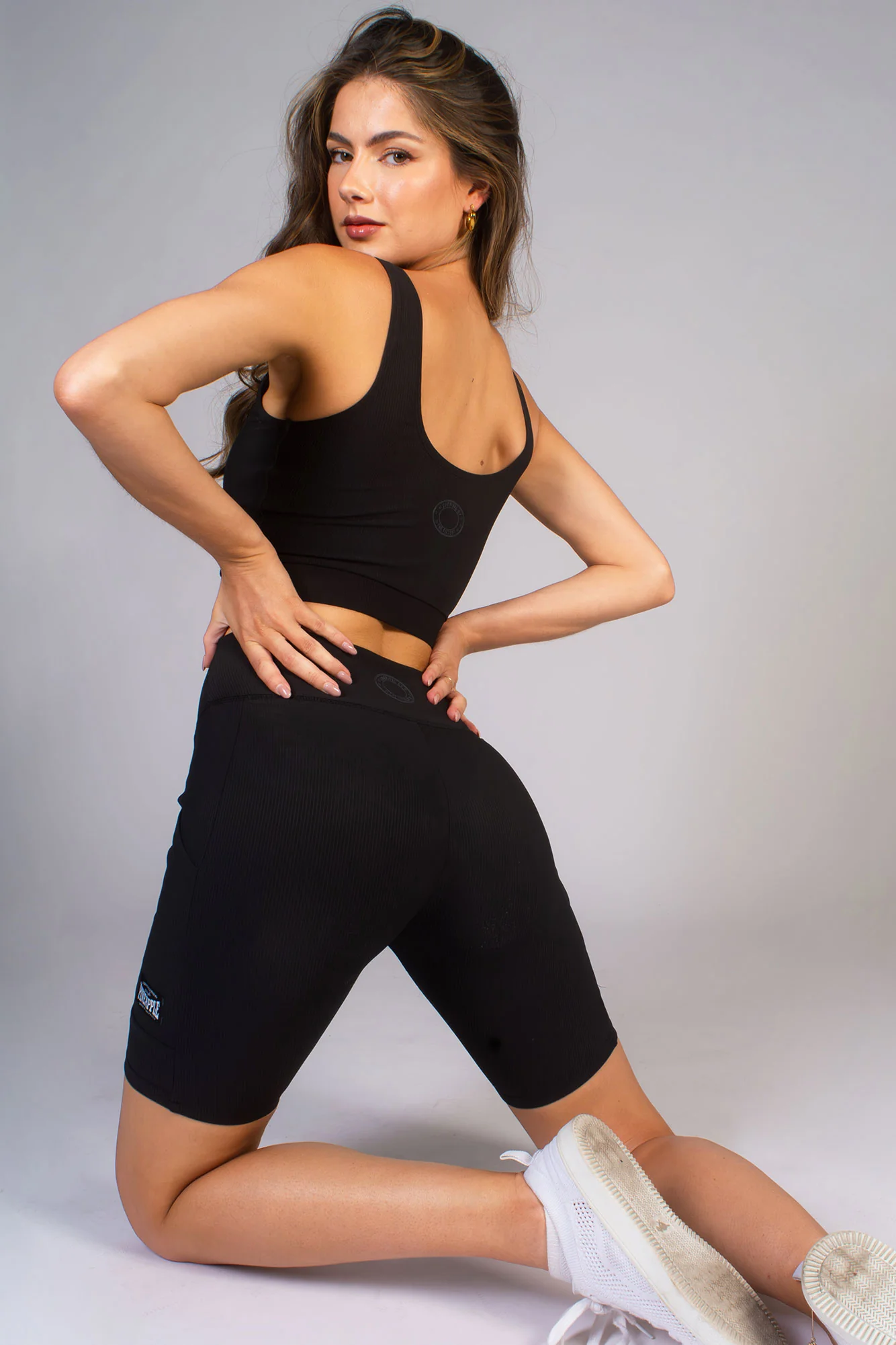 Rib Midi Tank Vest Top - Image 8