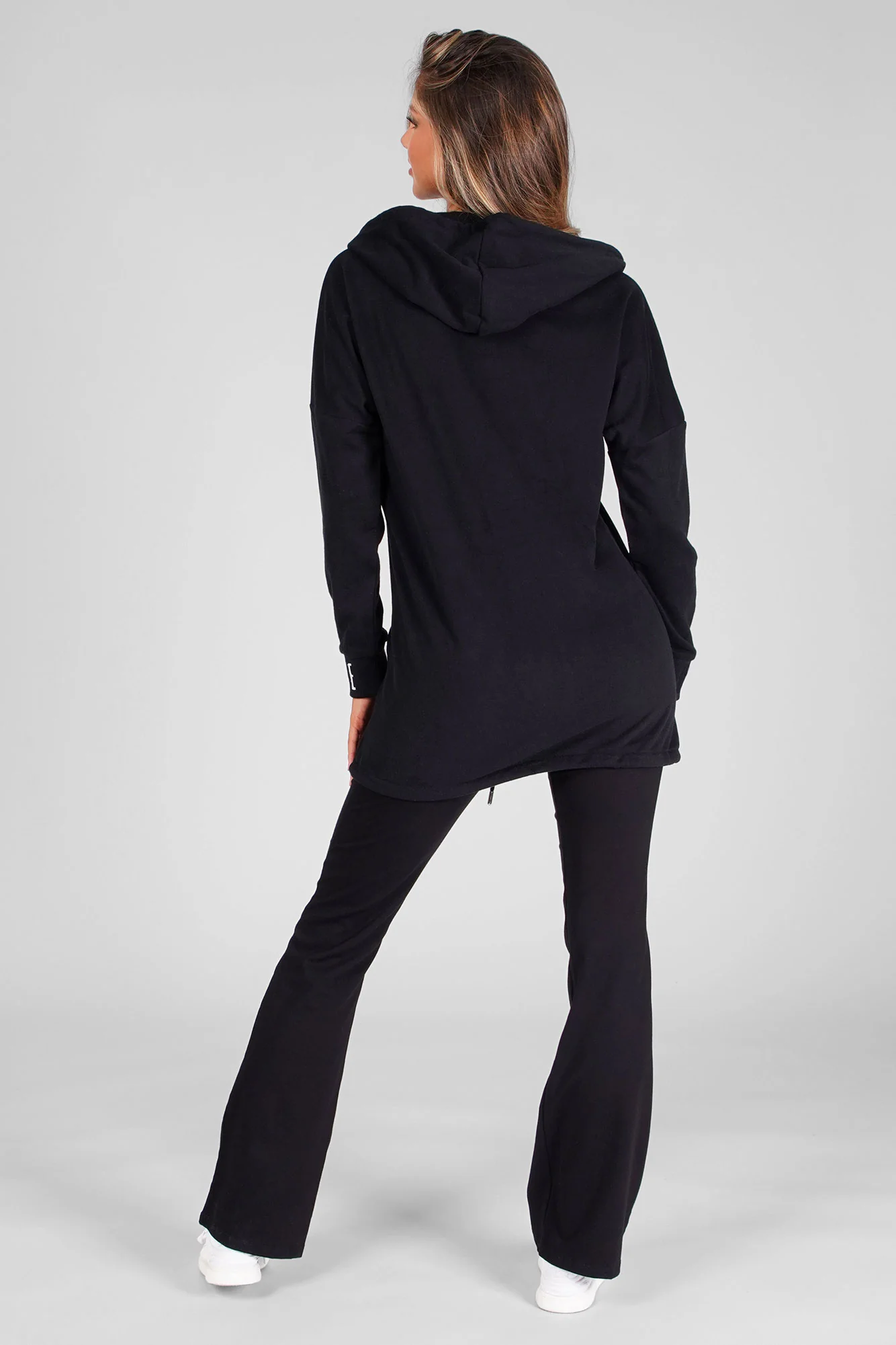 Parker Style Longline Zip Hoodie - Image 5