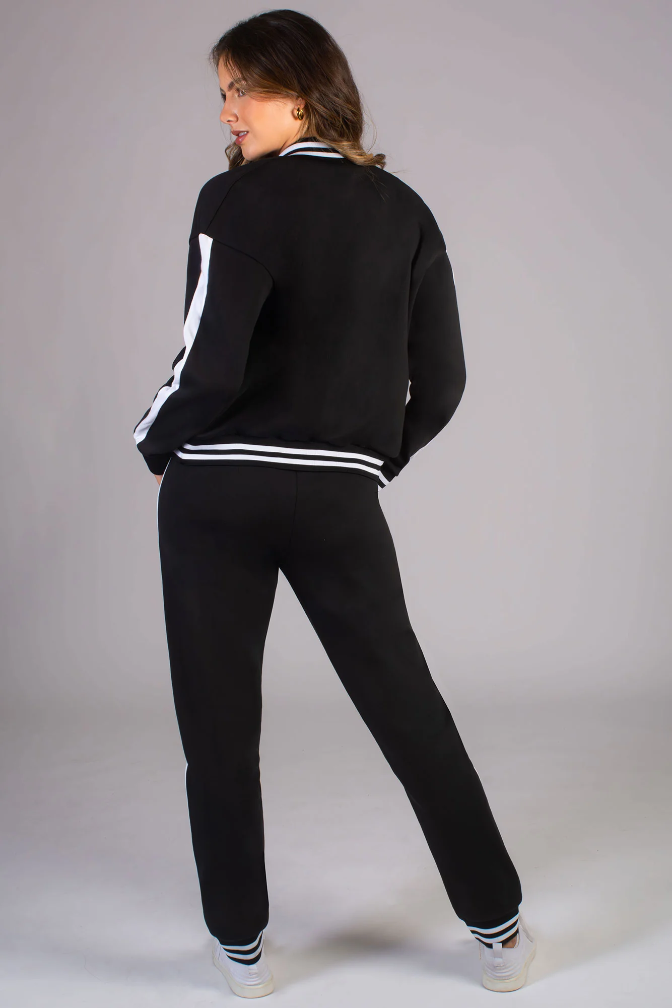 Stripe Rib Cuff Joggers - Image 5