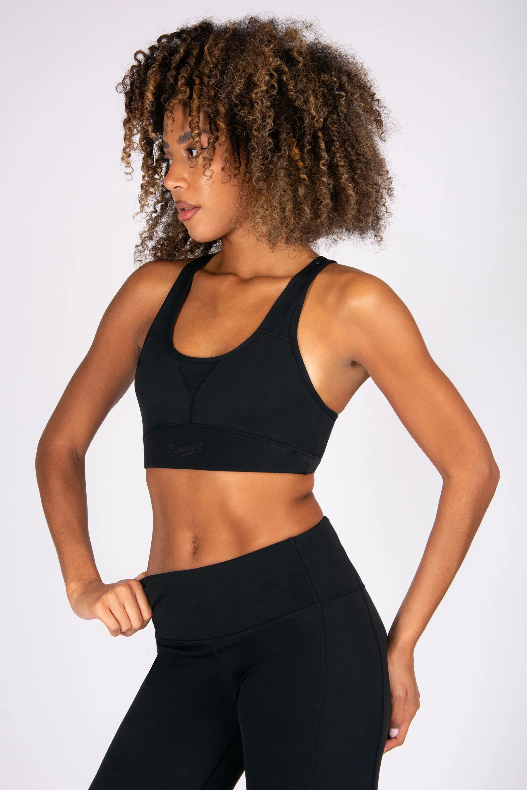 Super Soft Yoga Panel Bra Top - Image 2