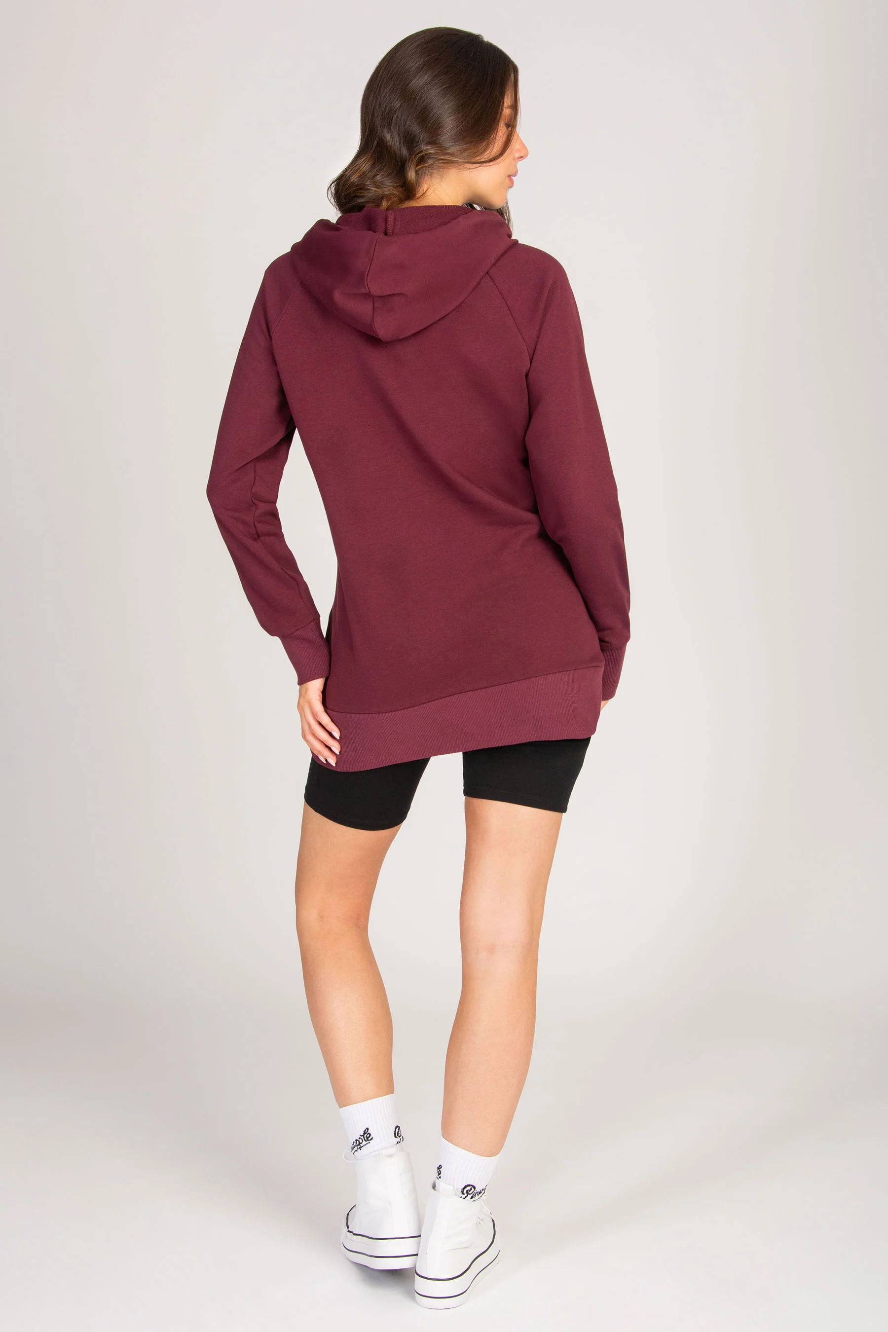 Longline Logo Hoodie - Image 4