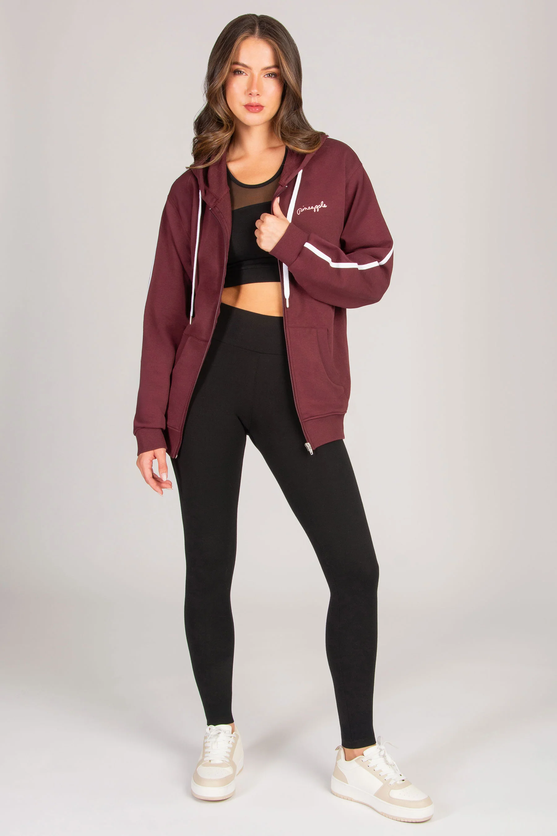 Stripe Zip Hoodie - Image 3