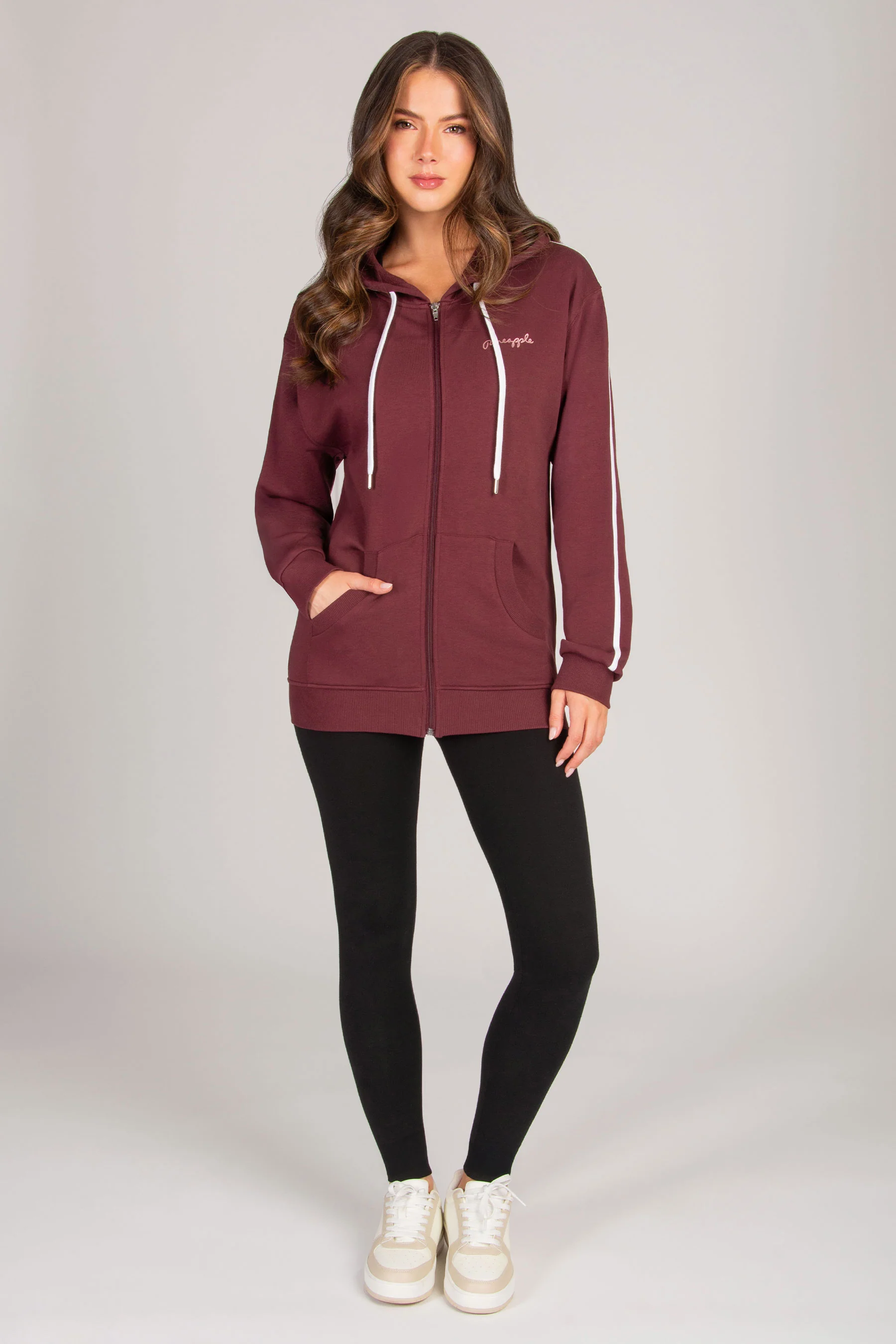 Stripe Zip Hoodie - Image 4